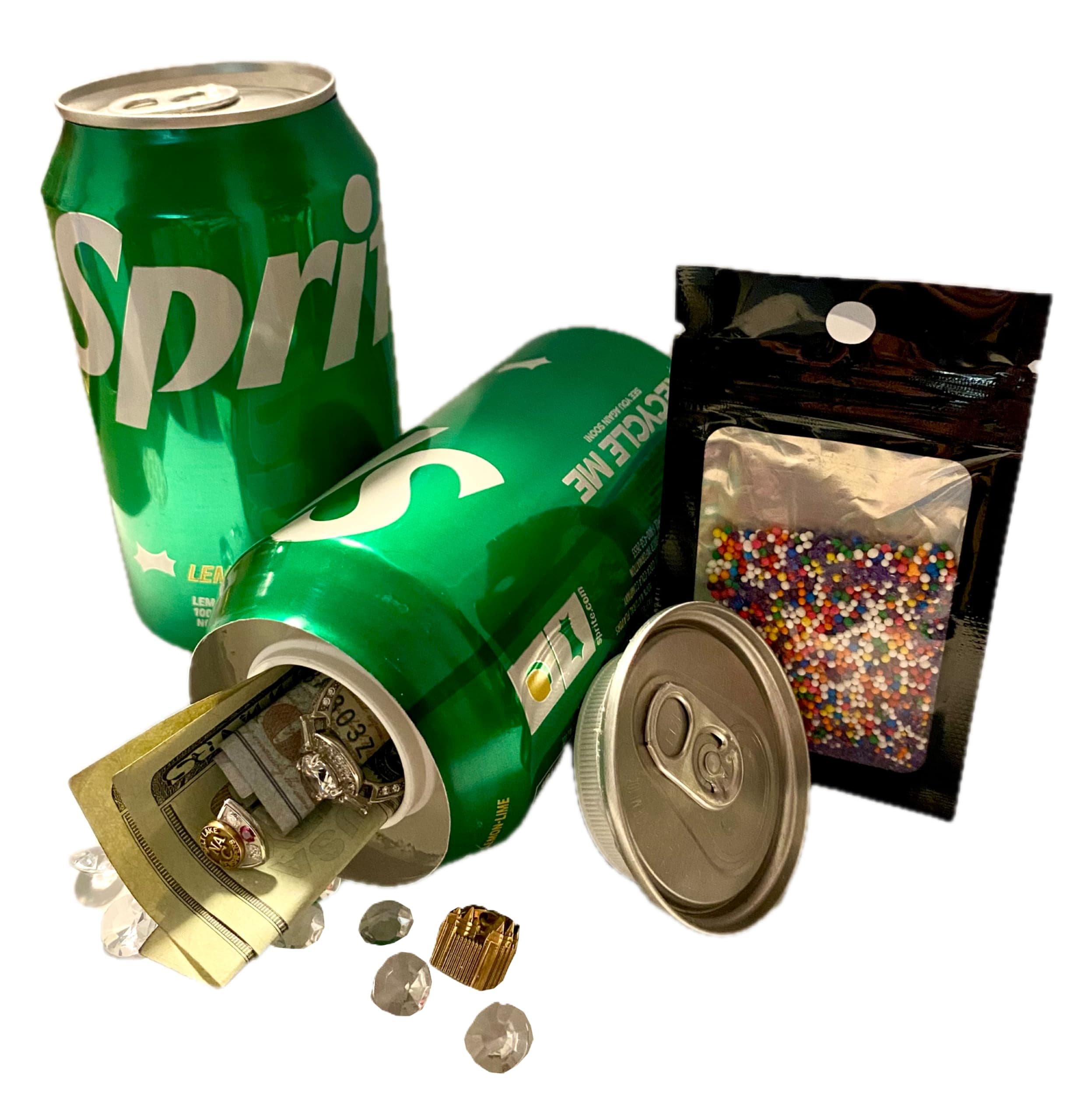 Soda Can Safe Soda Diversion Safe Security Decoy Stash with 4 inch Deep Hidden Compartment Compatible Replacement for and MFG by The Coca Cola Co. Comes With Smell Proof Bag to Hide Valuables