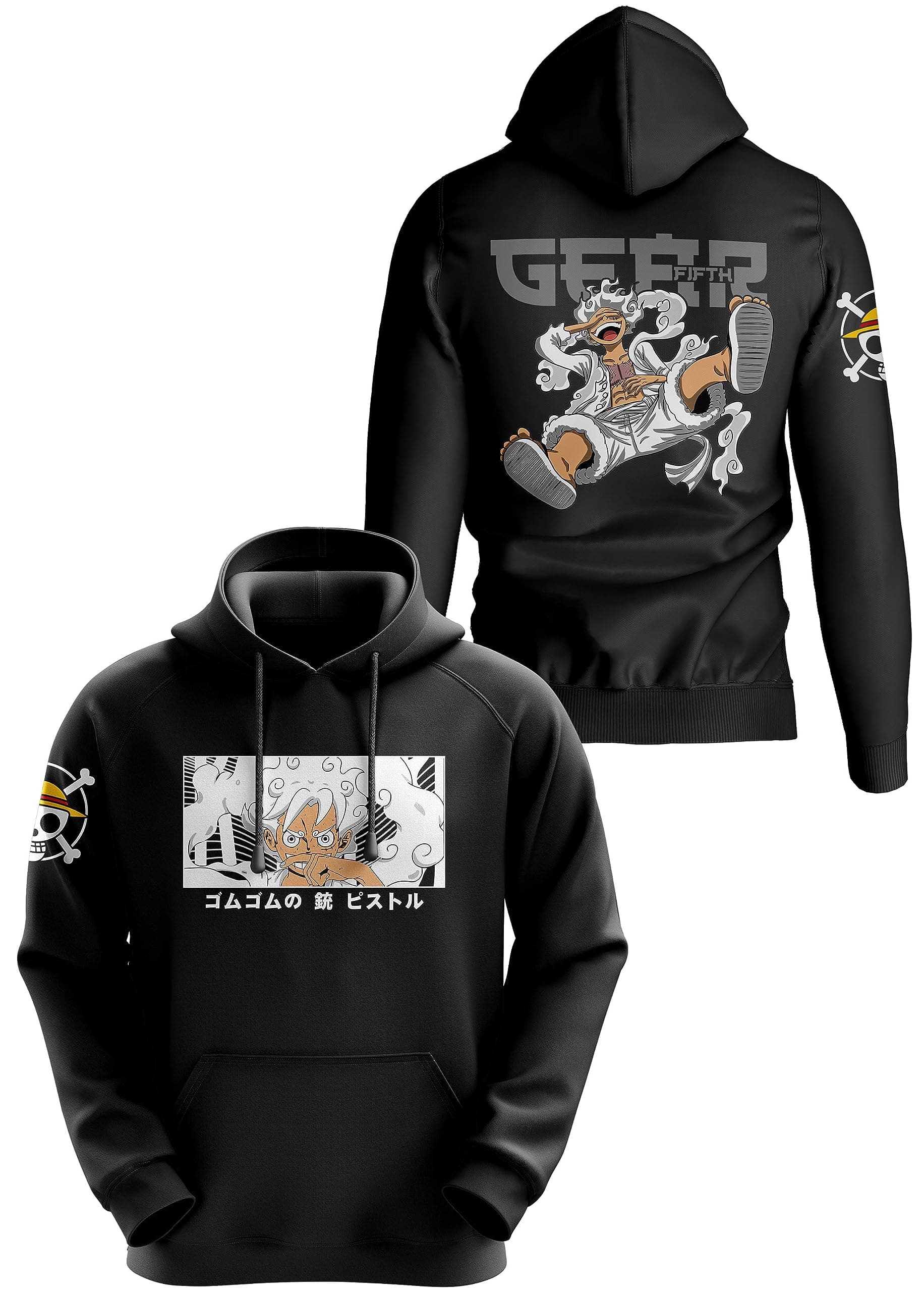 Luffy Gear 5 Anime Hoodie | Anime Hoodies