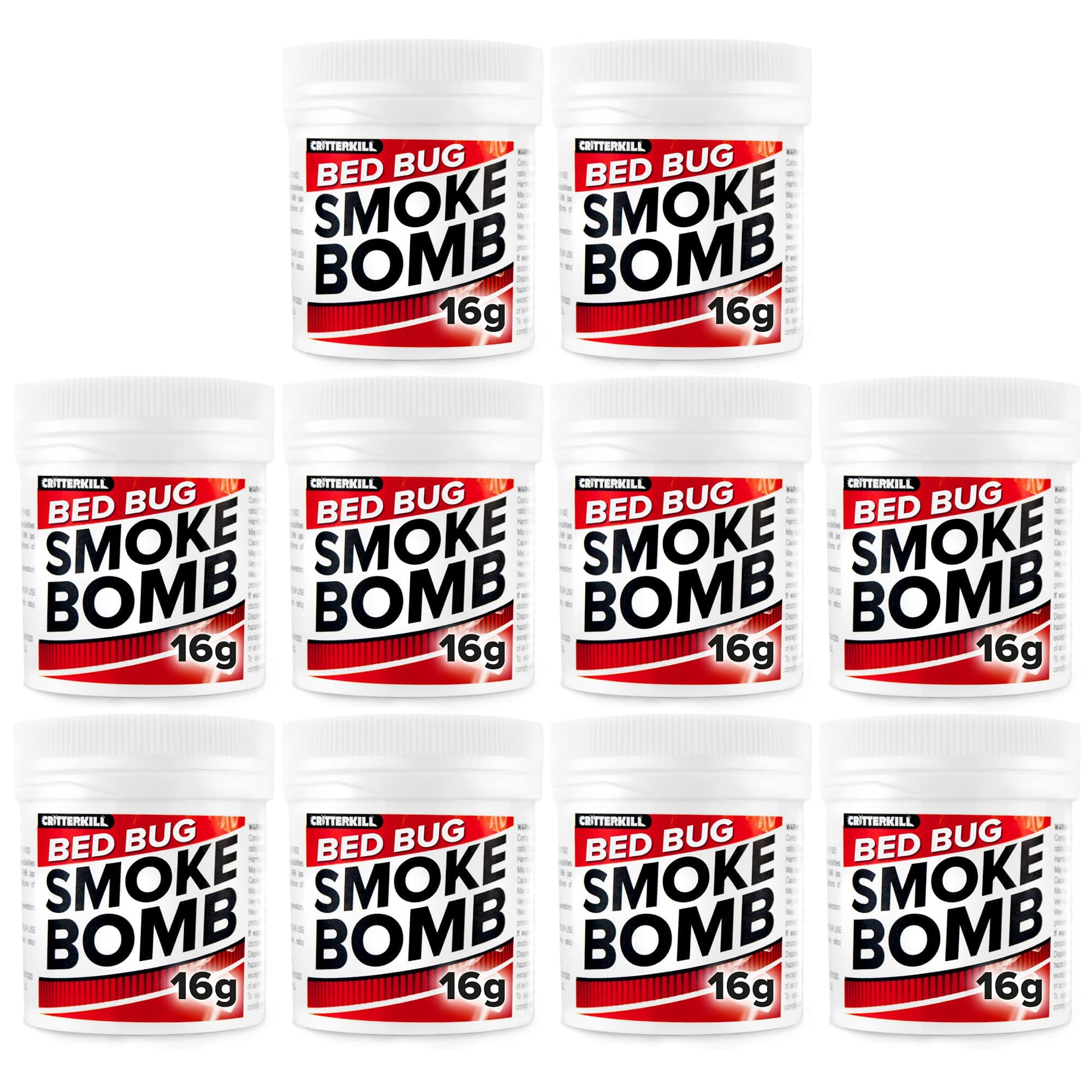 16g Bed Bug Smoke Bomb Fogger Fumigator | Kills Bedbugs | Professional Strength Product (10)