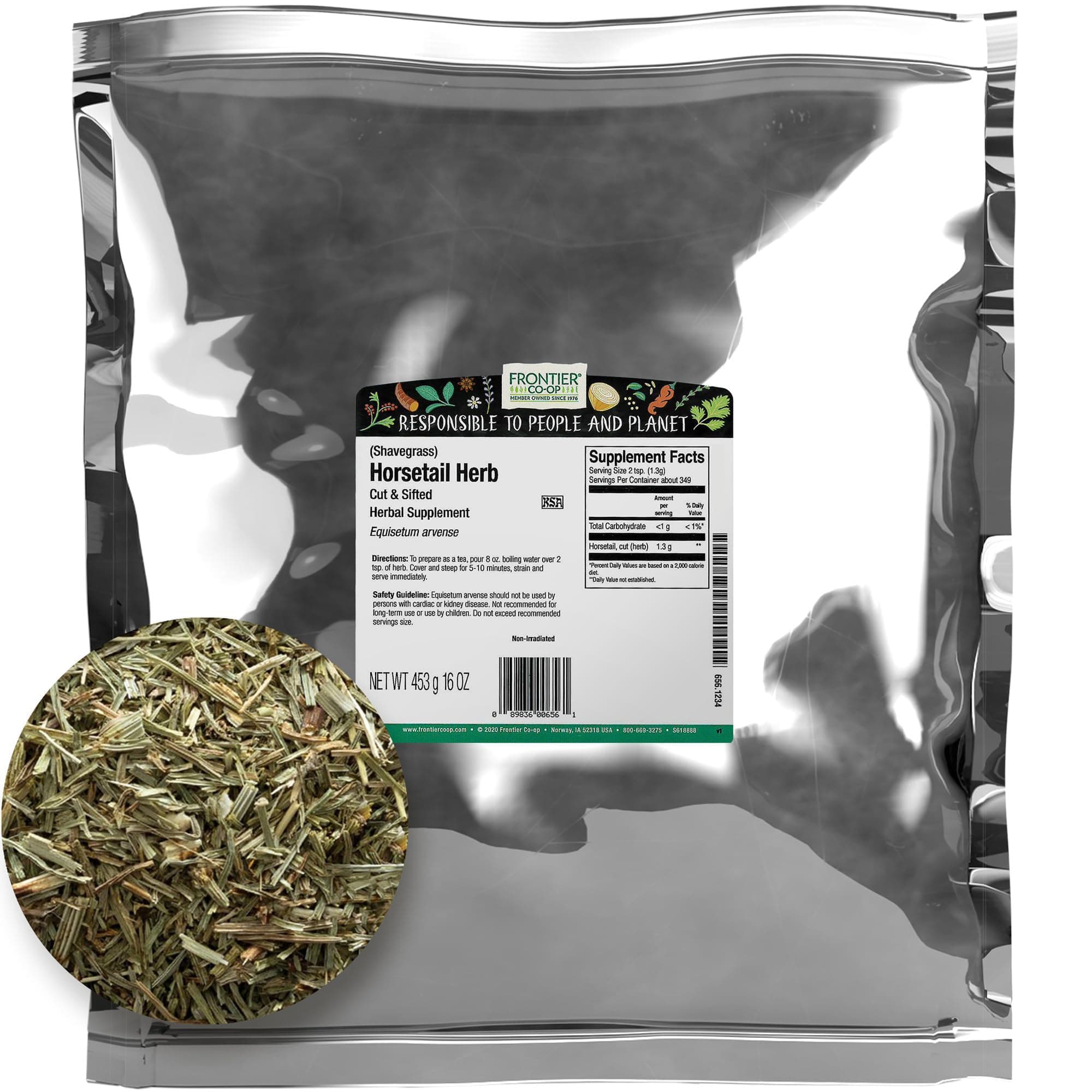 Frontier Co-op Horsetail Herb C/S Natural Products 1 lb Bulk