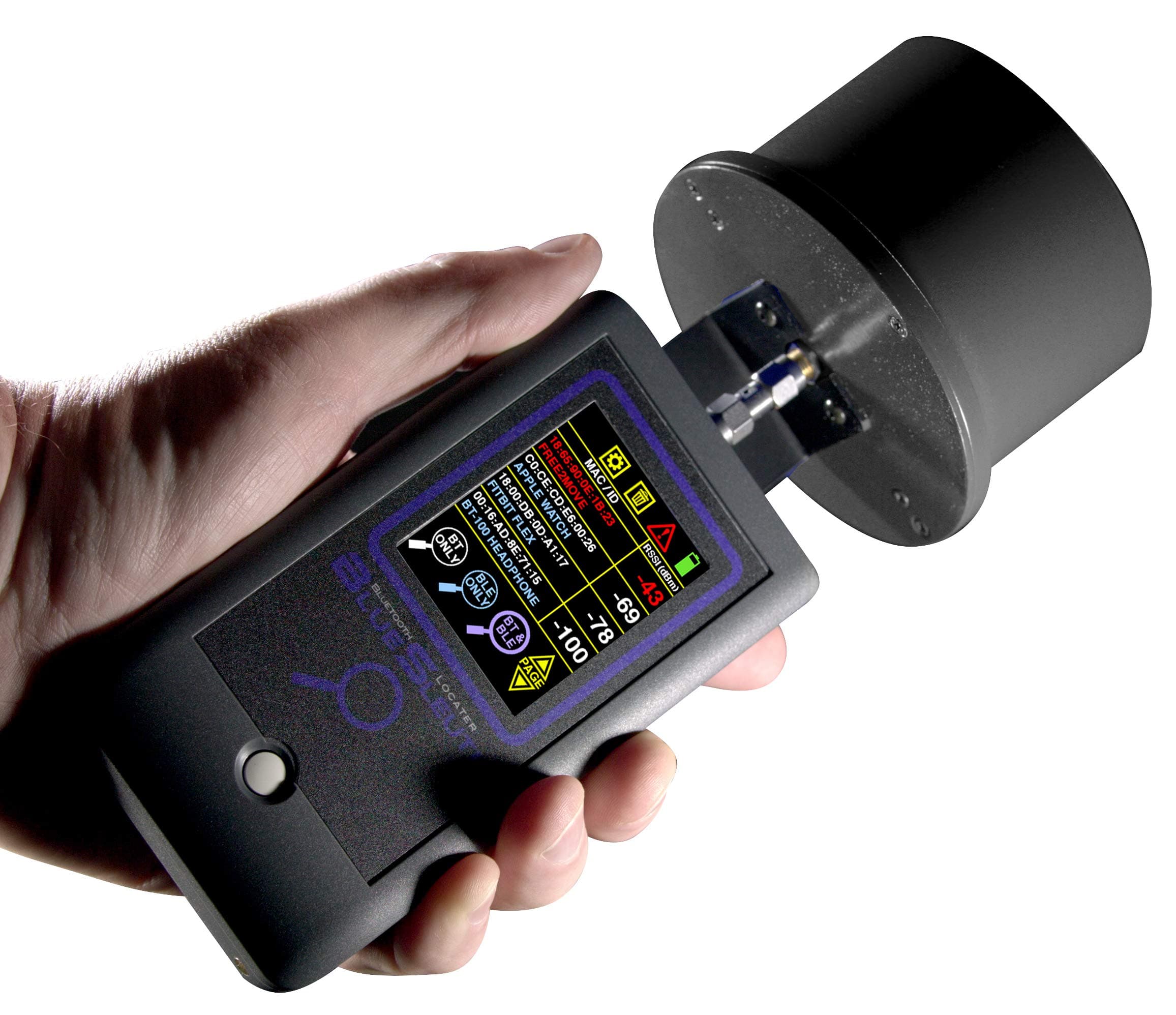 BlueSleuth Bluetooth Locator for Hidden Card Skimmers Inside Gas Pumps and ATMs