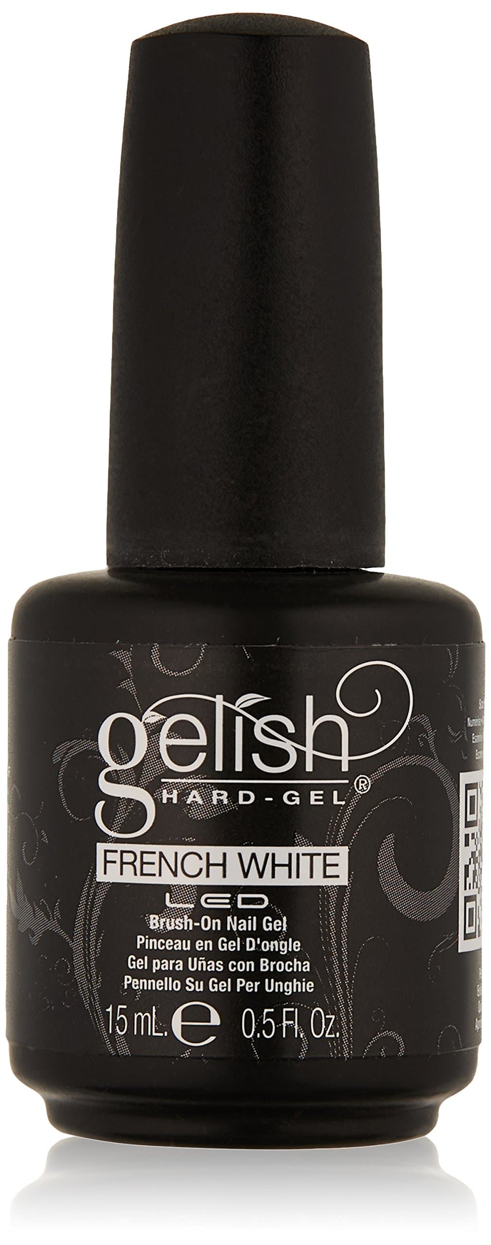 Gelish Brush On Hard Gel, French White Pain, 0.5 Ounce