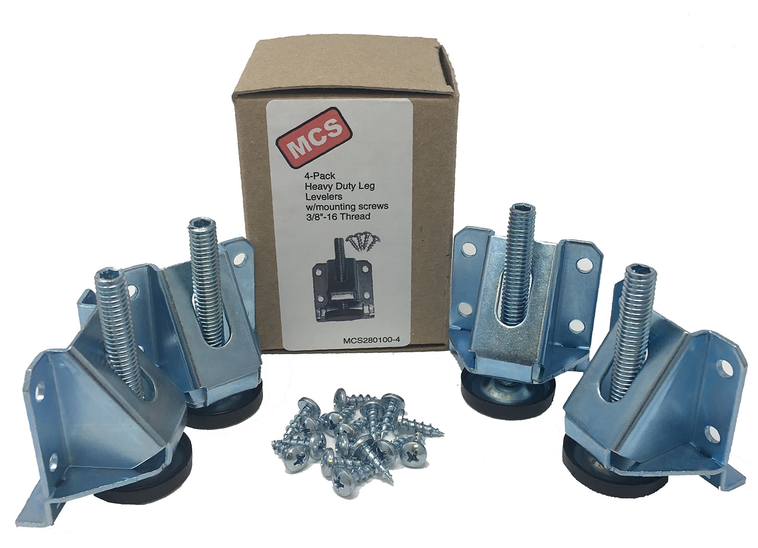 MCS280100-4 Heavy Duty Adjustable Leg Leveler Set