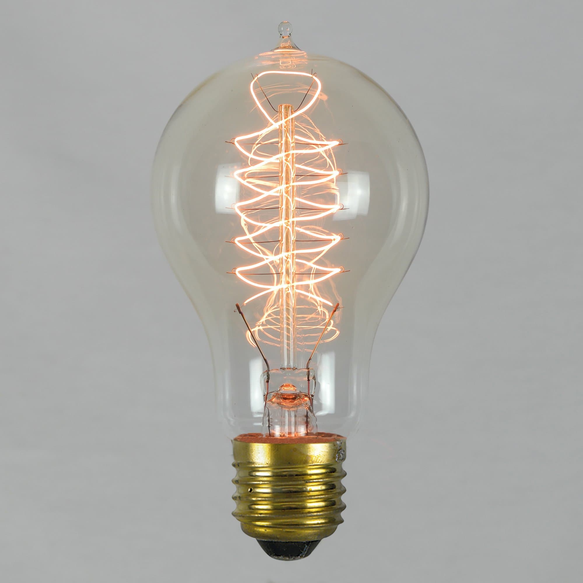 Vintage Edison Globe Light Bulb 60W - Spiral Filament 60mm E27 ES Dimmable - The Retro Boutique ®