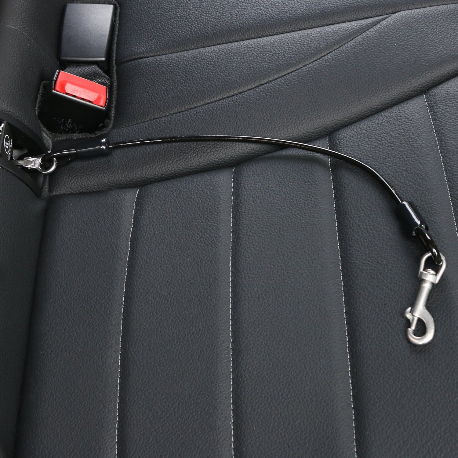 ENJOY PET Dog Seat Belt Restraint Harnesses Car Seatbelt, Chew-Proof for Small to Large Dogs, Coated Cable to Prevent Chewing, 4 Sizes