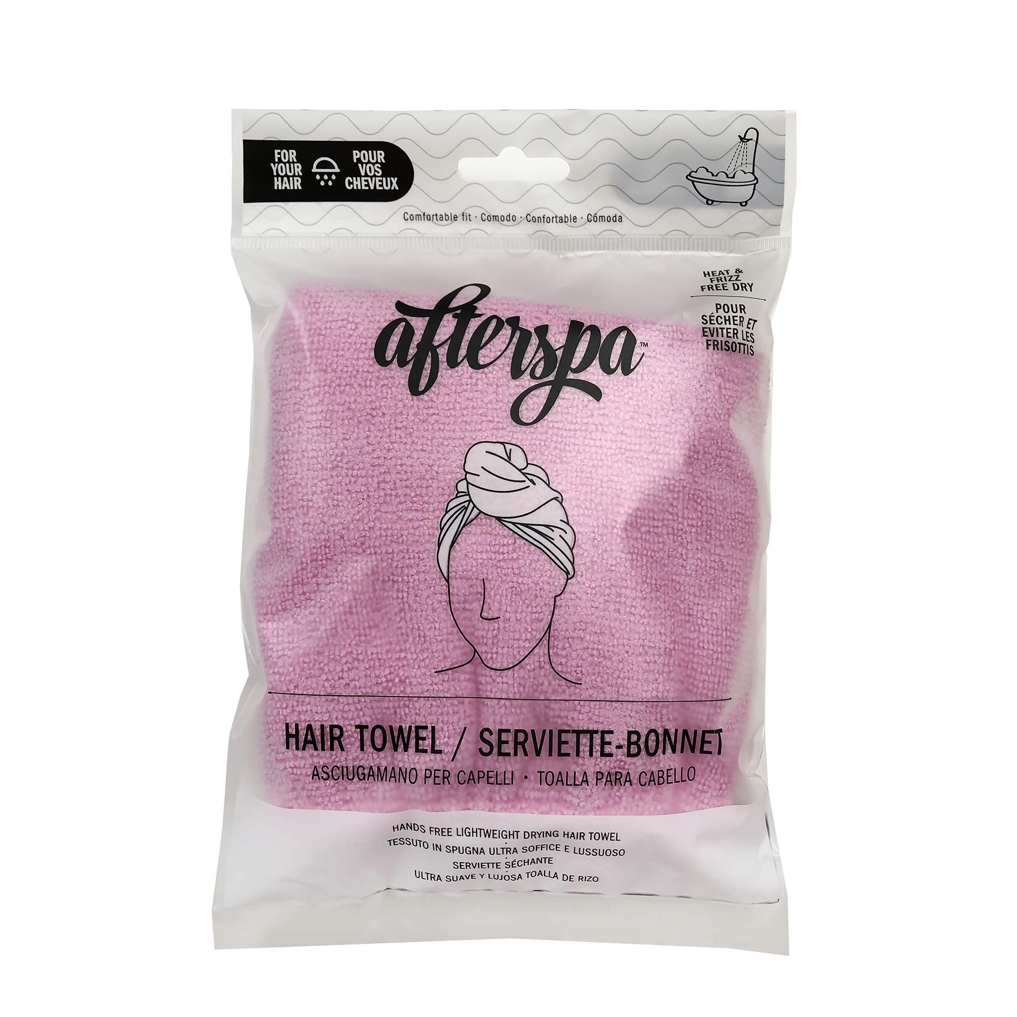 Hair Towel Wrap - AfterSpa Beauty - This Hair Towel Helps Reduce The Frizz And Maintain Healthier Hair By Cutting The Time Of Blow Drying And Heat Exposure Which Ultimately Reduces The Risk Of Split