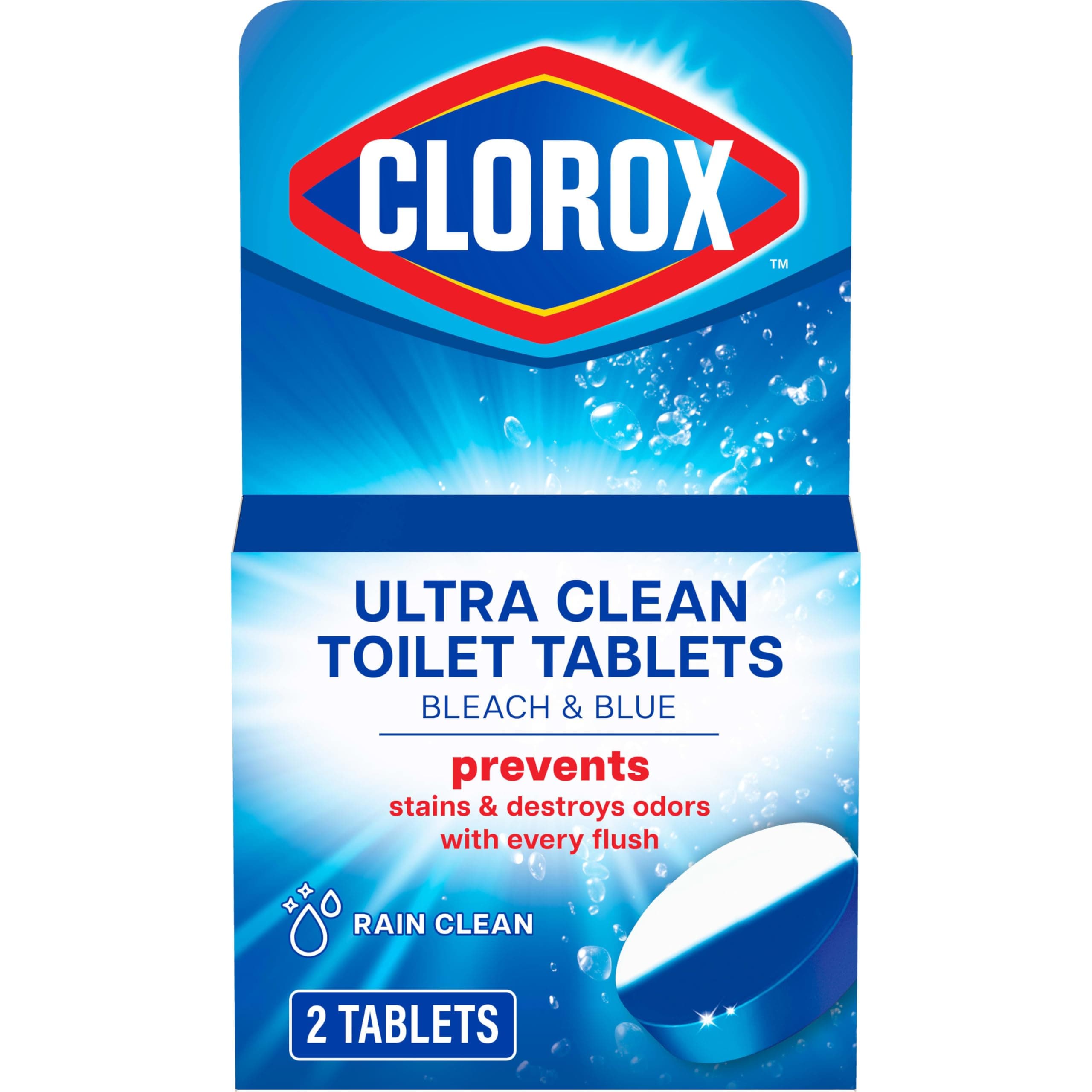 Bleach And Blue Automatic Toilet Bowl Cleaner 2 Tablets 140G