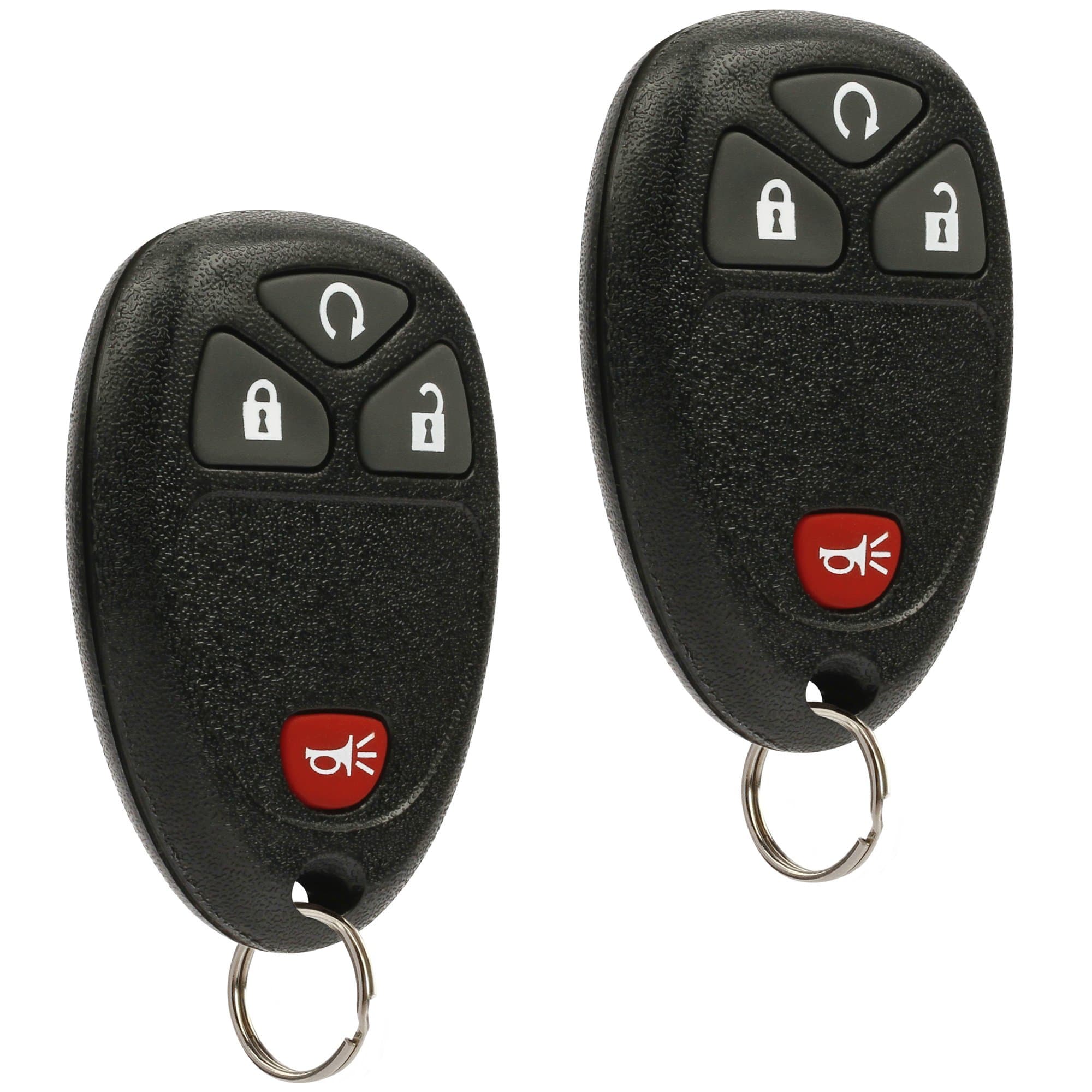 Car Key Fob Keyless Entry Remote fits Chevy HHR Uplander/Buick Terraza/Pontiac Montana/Saturn Relay (15114374), Set of 2