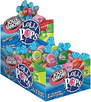 Jolly Rancher Chngmrk (50 Pc) Lollipops 4 Flvrs 30oz 1/12ct