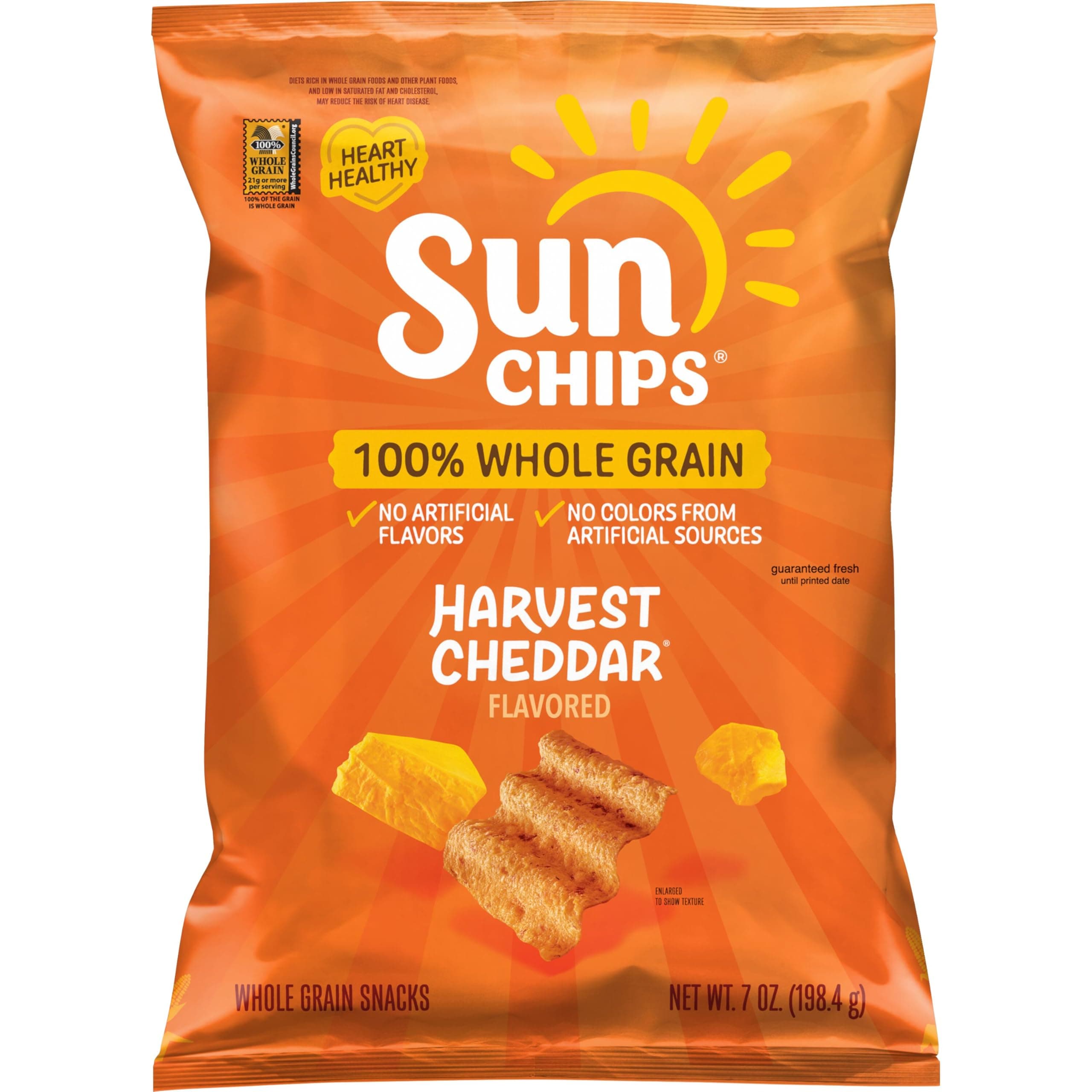 Multigrain Snacks, Harvest Cheddar, 7 oz