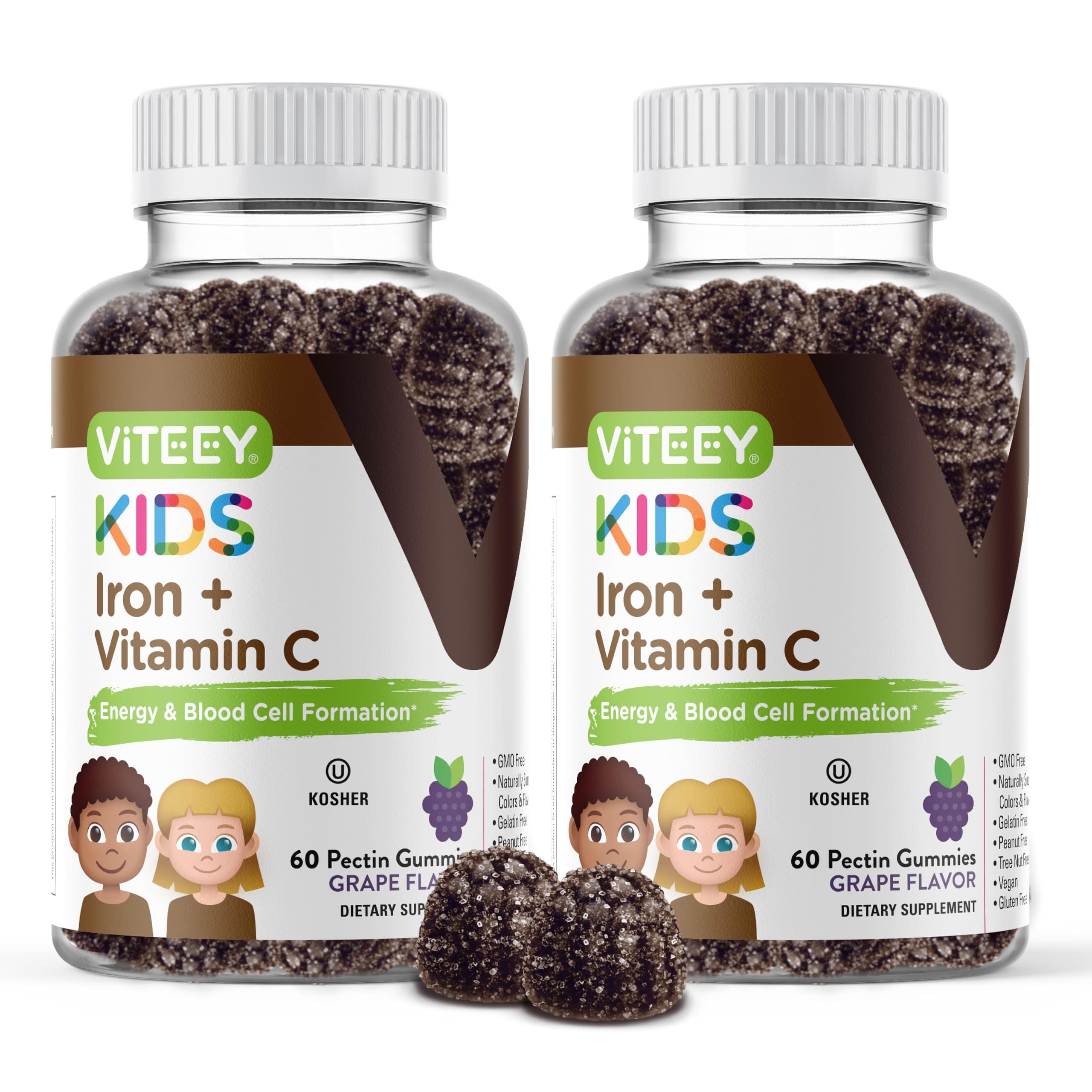 Iron + Vitamin C Gummies for Kids