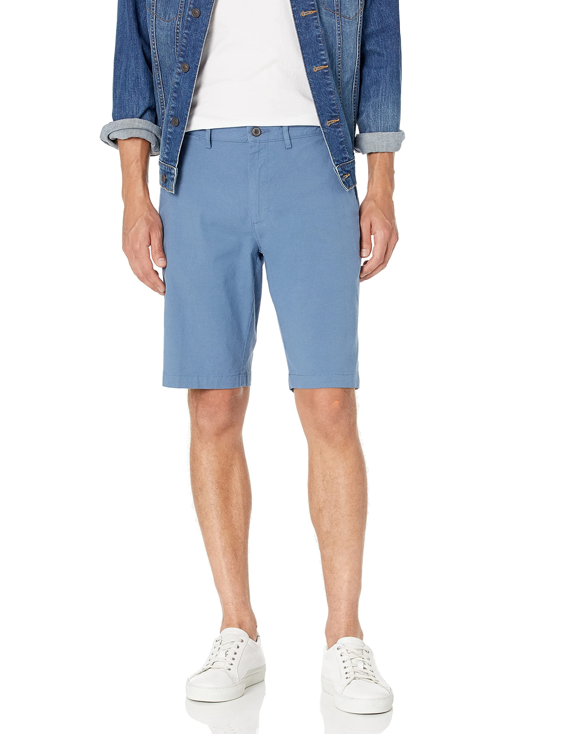 Amazon Essentials Men's Slim-Fit 11" Lightweight Comfort Stretch Oxford Shorts