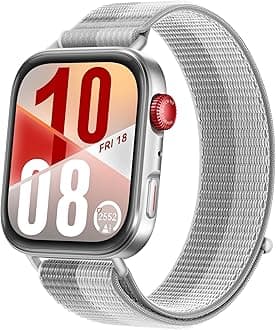 WATCH FIT 4 Smart Watch, Ultra Slim, iOS & Android, up to 10 Days Battery Life, Bluetooth Call, GPS Running Smartwatch, Aluminum Case, AMOLED Display, Fitness Tracker, +12 Month Extra Warranty