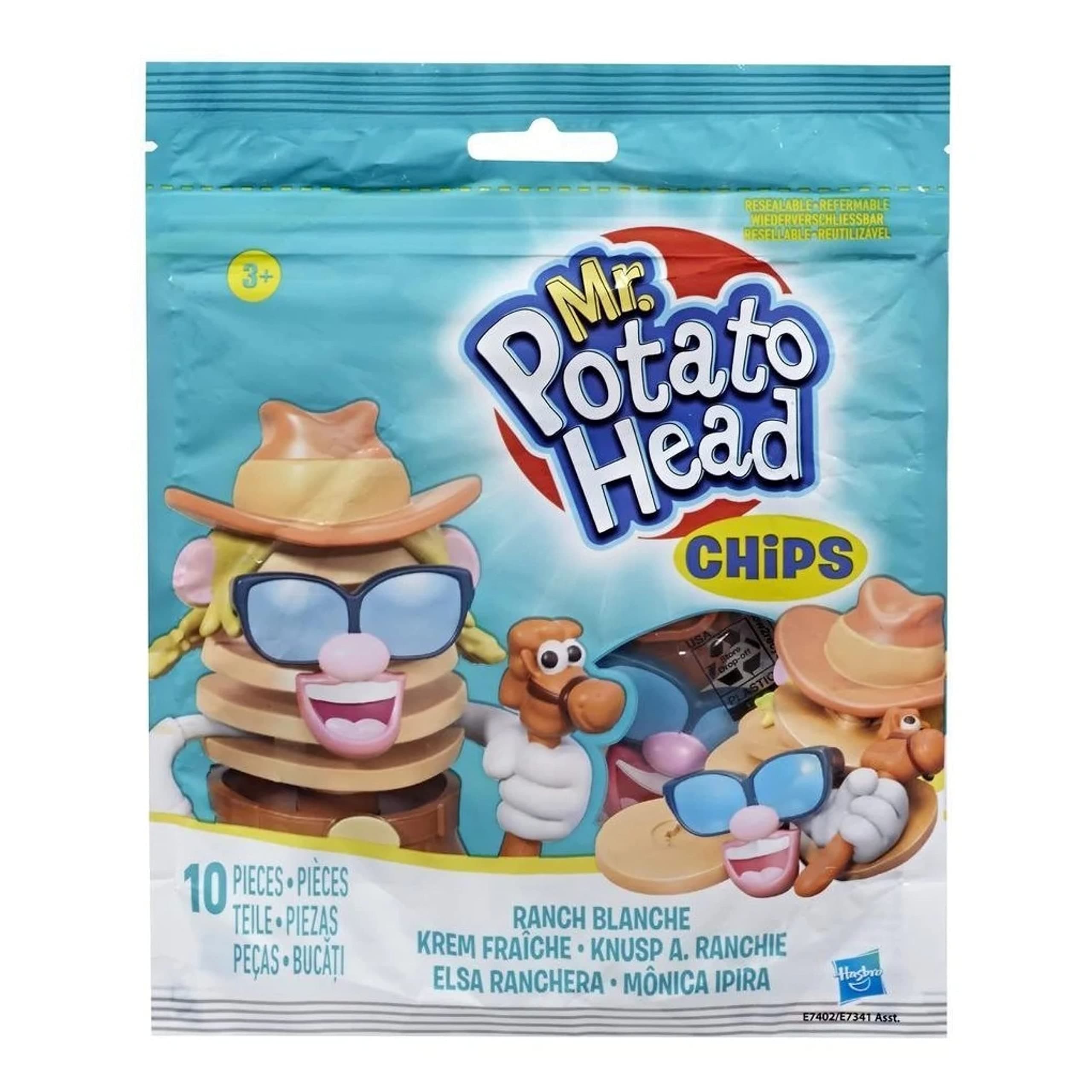Mr. Potato Head Chips: Mr. Potato Head Ranch Blanche Toy for Kids Ages 3 and Up; Mrs. Potato Head
