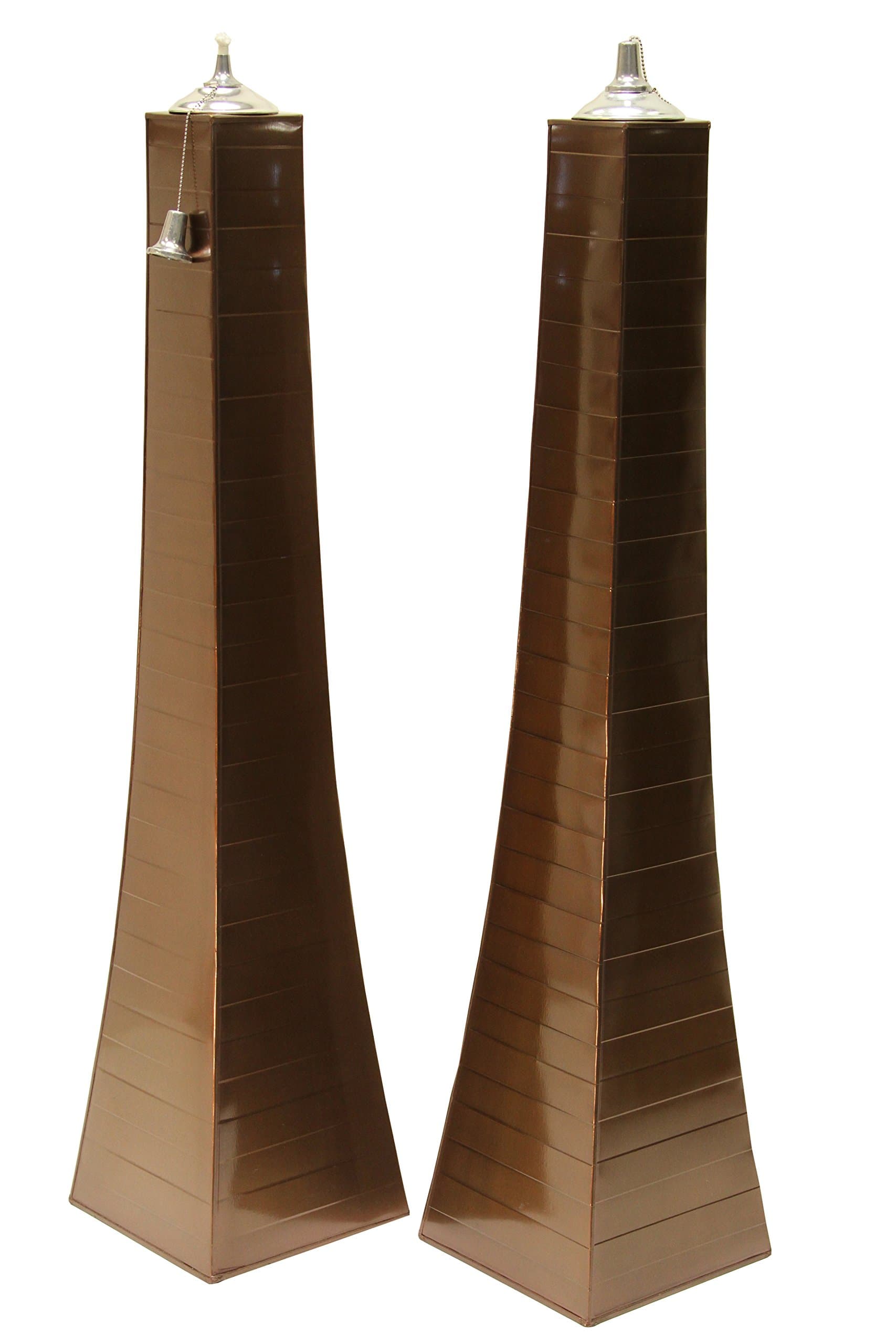 Outdoor Interiors 50300AST-CP Pyramid Torch (2 Pack), Large, Copper