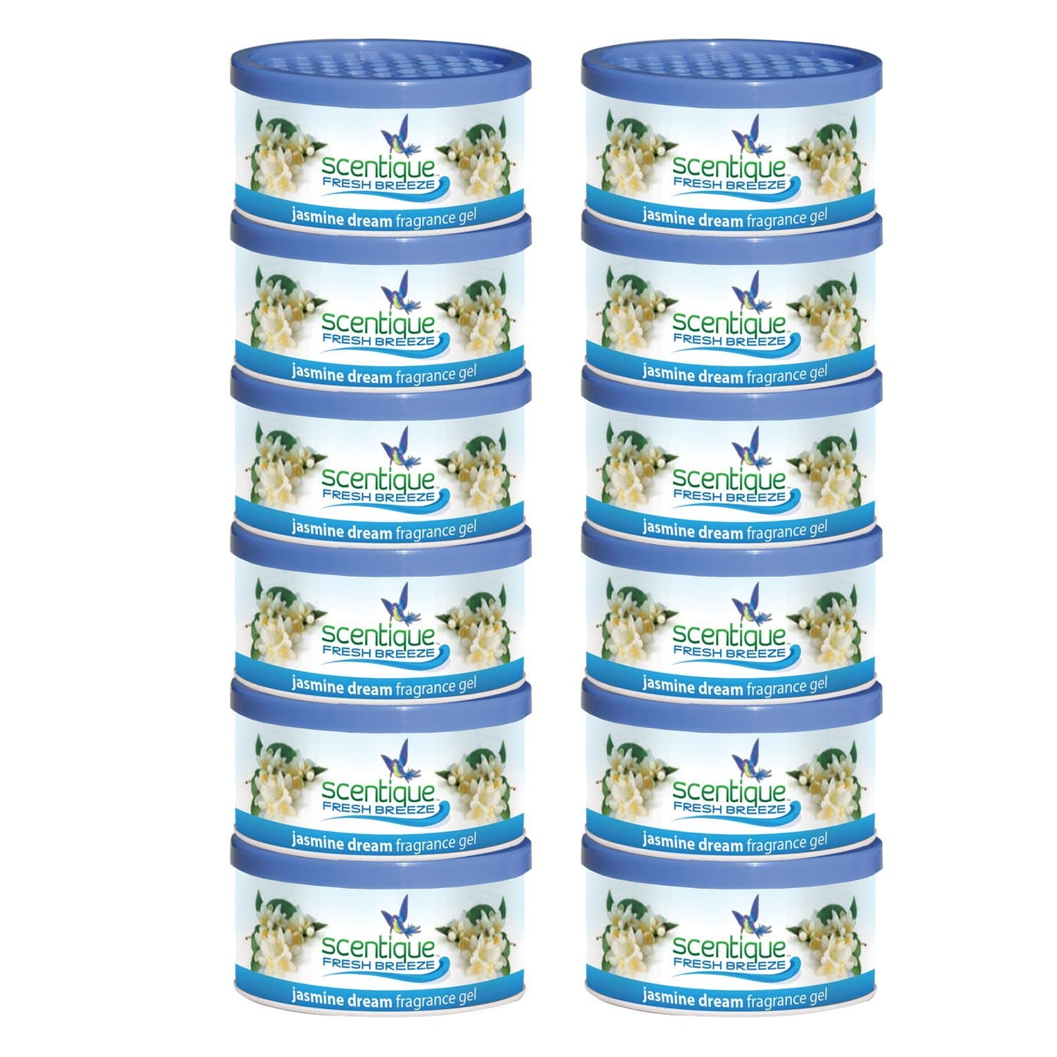 07871-12 Natural Gel Jasmine Air Freshener, 12 Pack