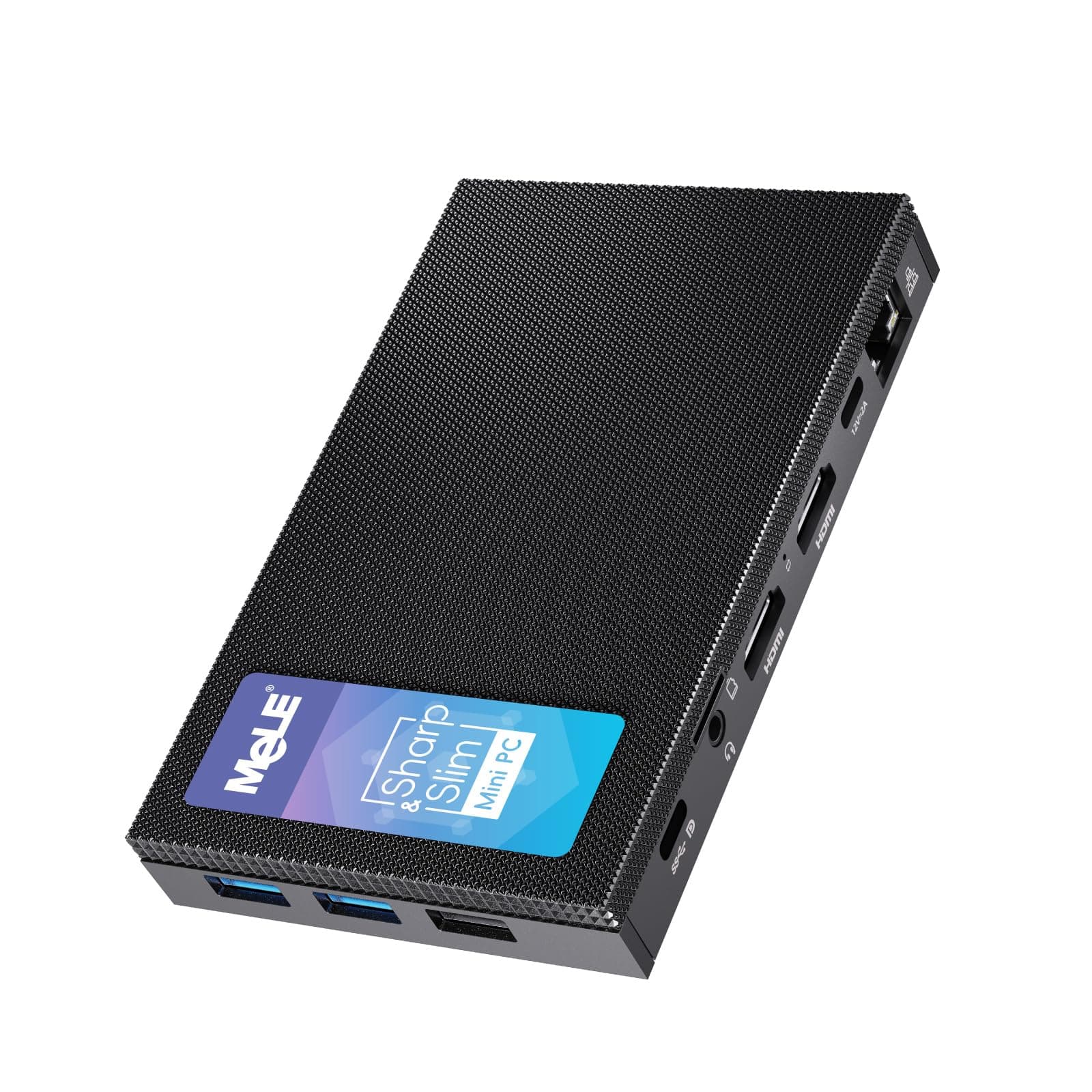 MeLE Fanless Mini PC Quieter 4C, N100 16GB RAM 512GB Storage Win 11 Mini Computers, Micro PC with Full-Functional USB-C, 2.4G/5G WiFi, 4K Triple Screen on Home, Office, Education, Astrophotography