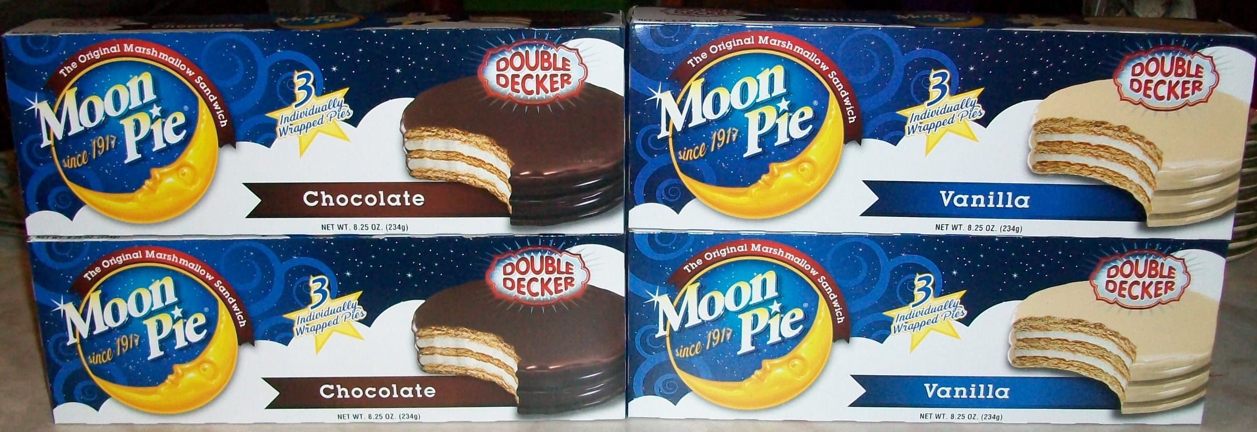 Orginal Double Decker Moon Pie 12 Count