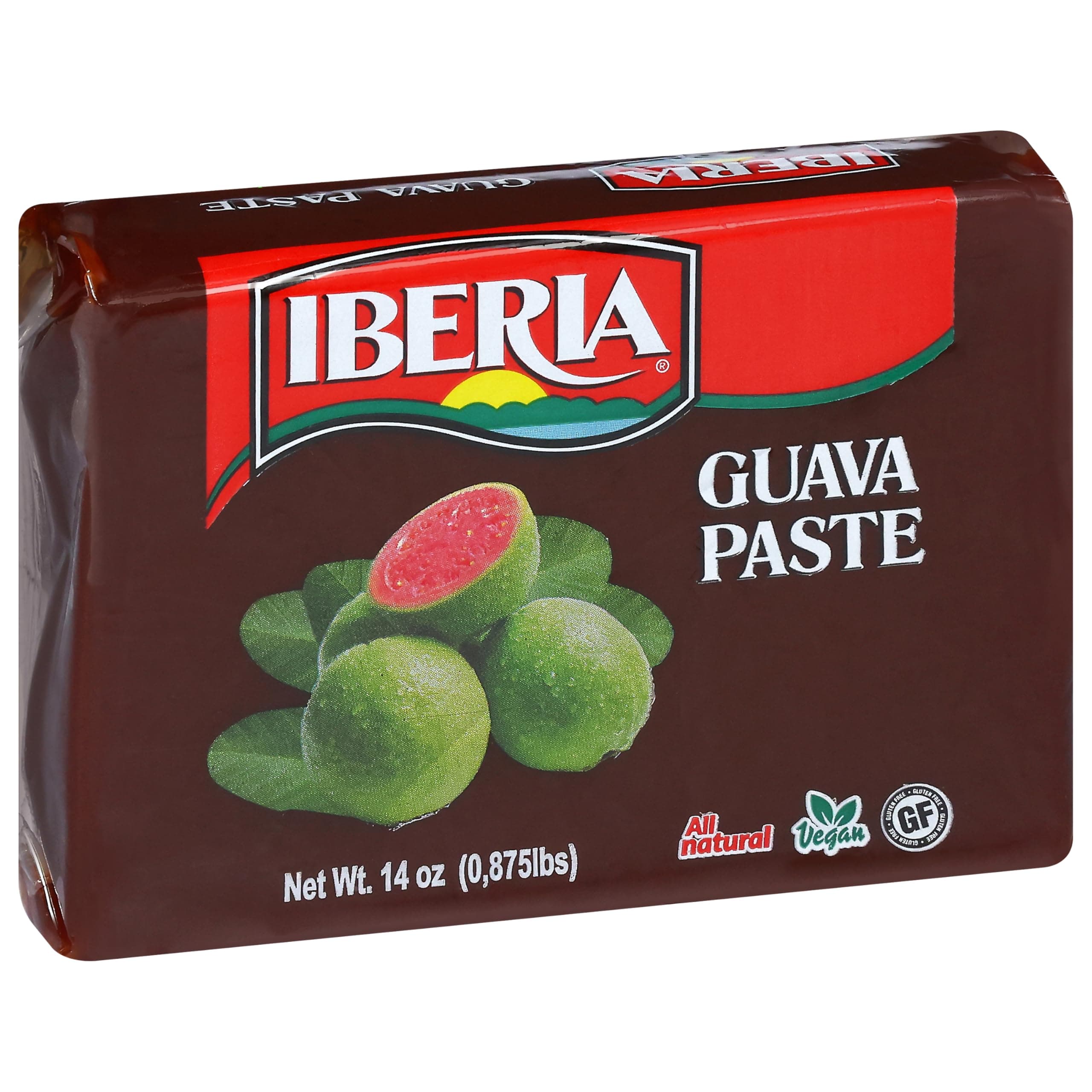 Iberia Guava Paste, 14 oz, All Natural, Vegan, Gluten Free, Halal, Kosher Guava Paste for Snacks, Cooking, Baking