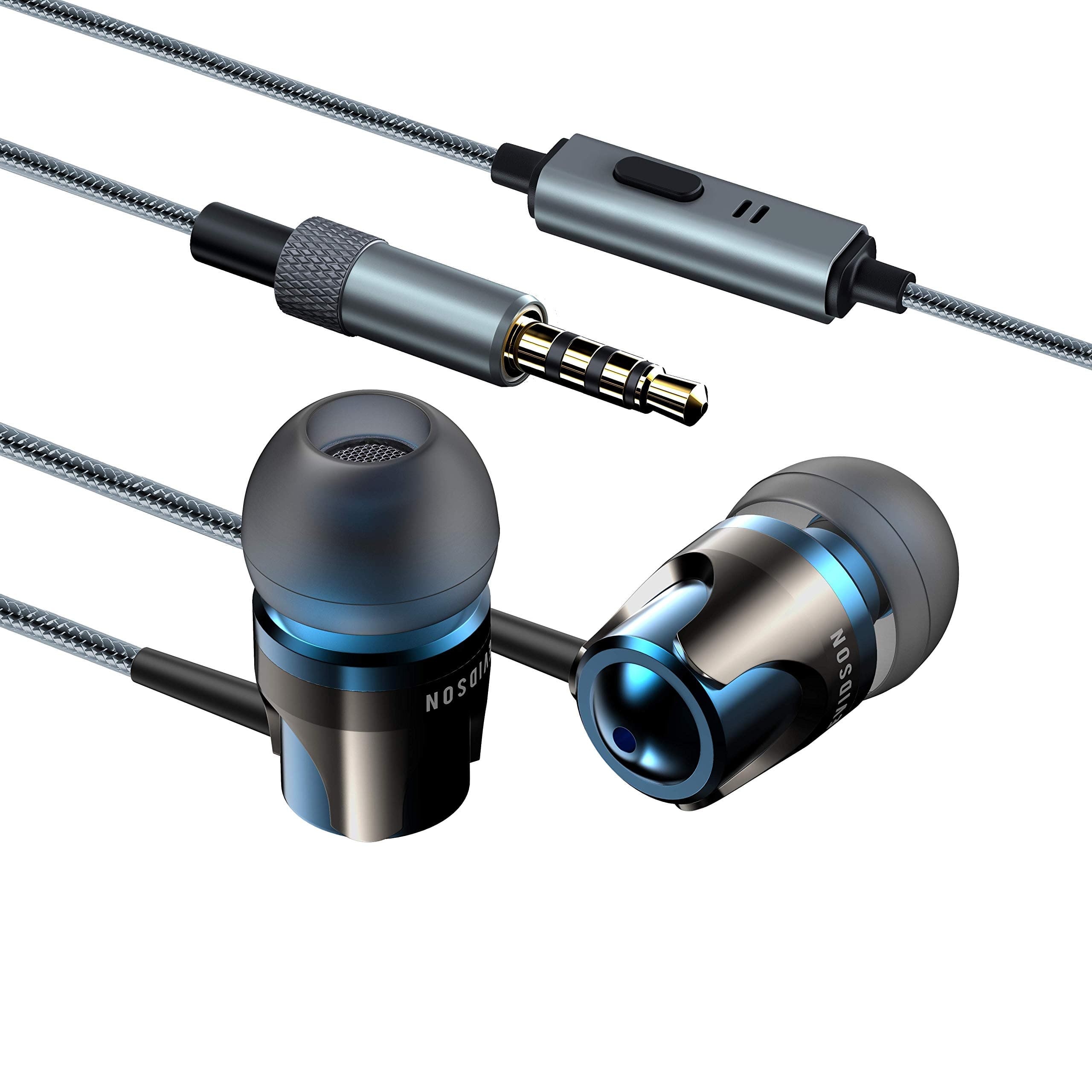 Evidson Audio B3 in-Ear Earphones with MIC (Blue)