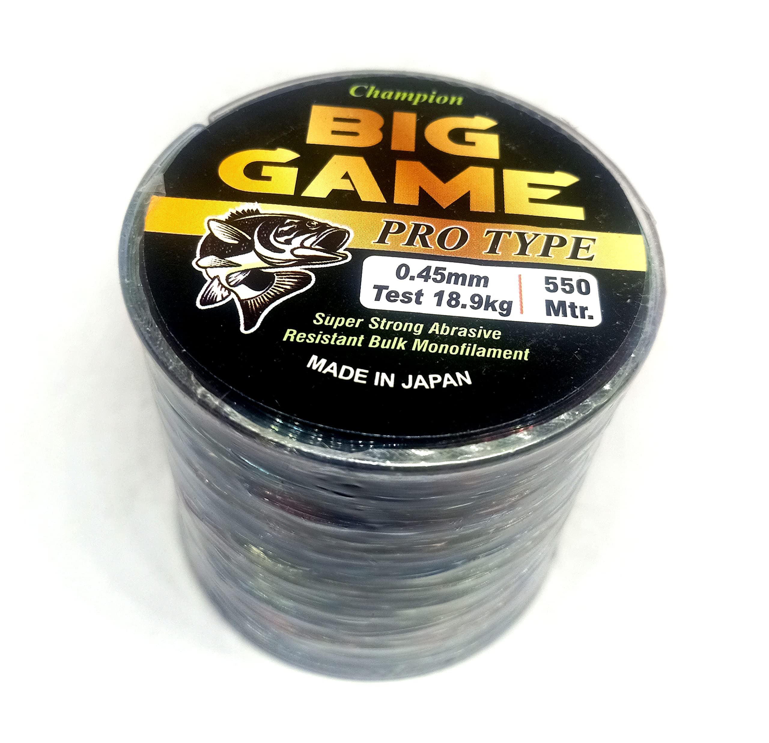 Coral-BigGame Dia 0.45mm Length 550Meter Colour Multi Monofilament Fishing Line (Pack of 1)