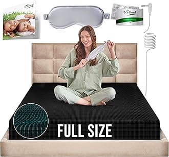 Earth Grounding Sheets Full Size with 12% Silver Fiber & 4% Silk & 84% Cotton - Black - SGS Quality Certified Grounded Well Bed Sheet - Conductive Fitted Sheet for Better Sleep