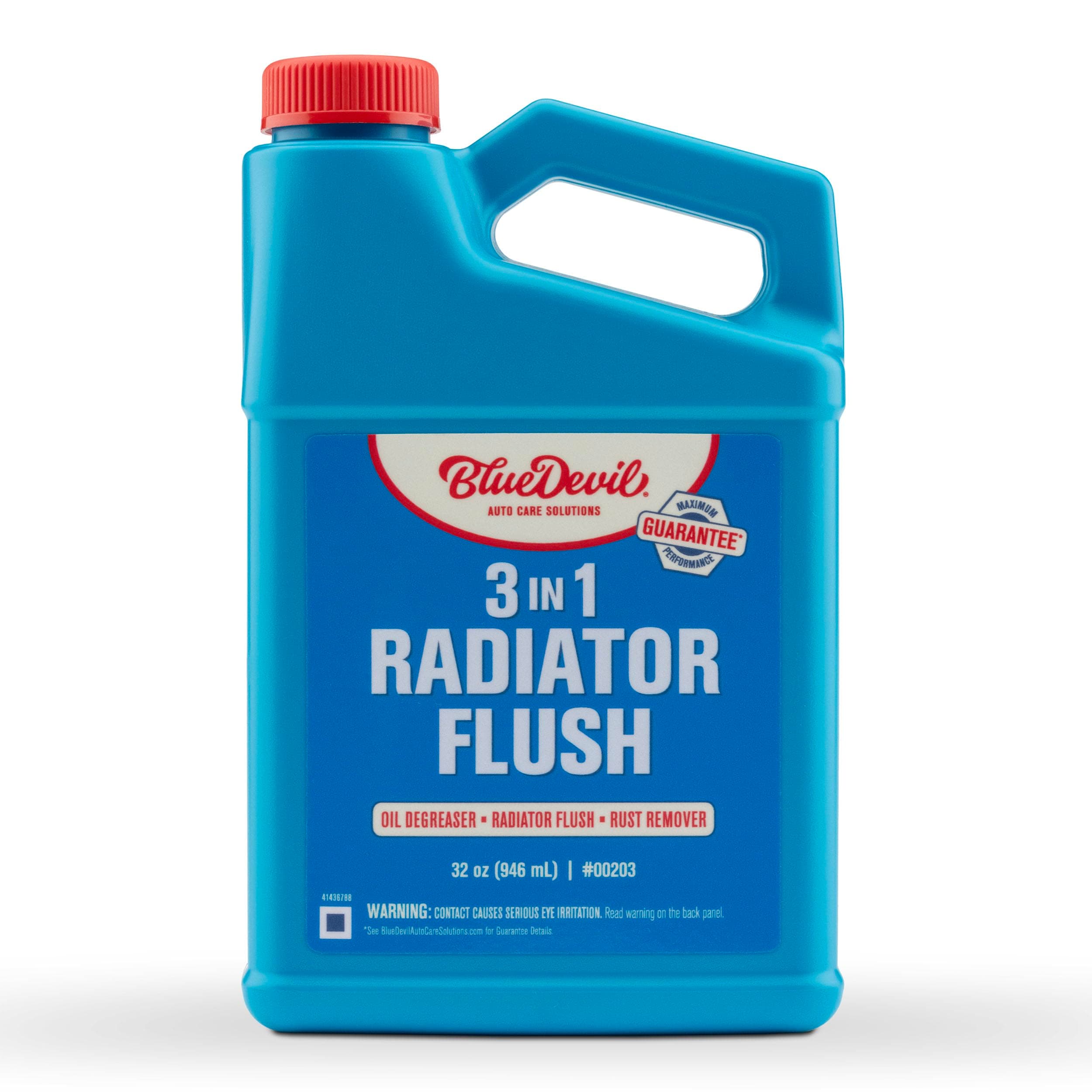 BlueDevil 00203 Radiator Flush and Oil Degreaser, 32 oz, Grey