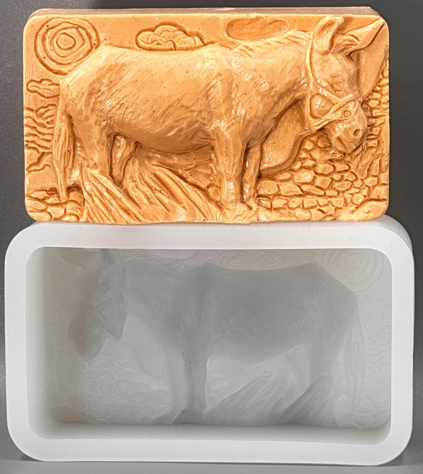 Donkey Silicone Mold SOAP Plaster Wax Resin Clay Mule