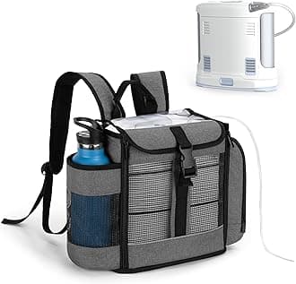 Portable Oxygen Concentrator Backpack Compatible with Inogen One, Oxygo, Caire Units, SimplyGo Mini, POC Travel Bag