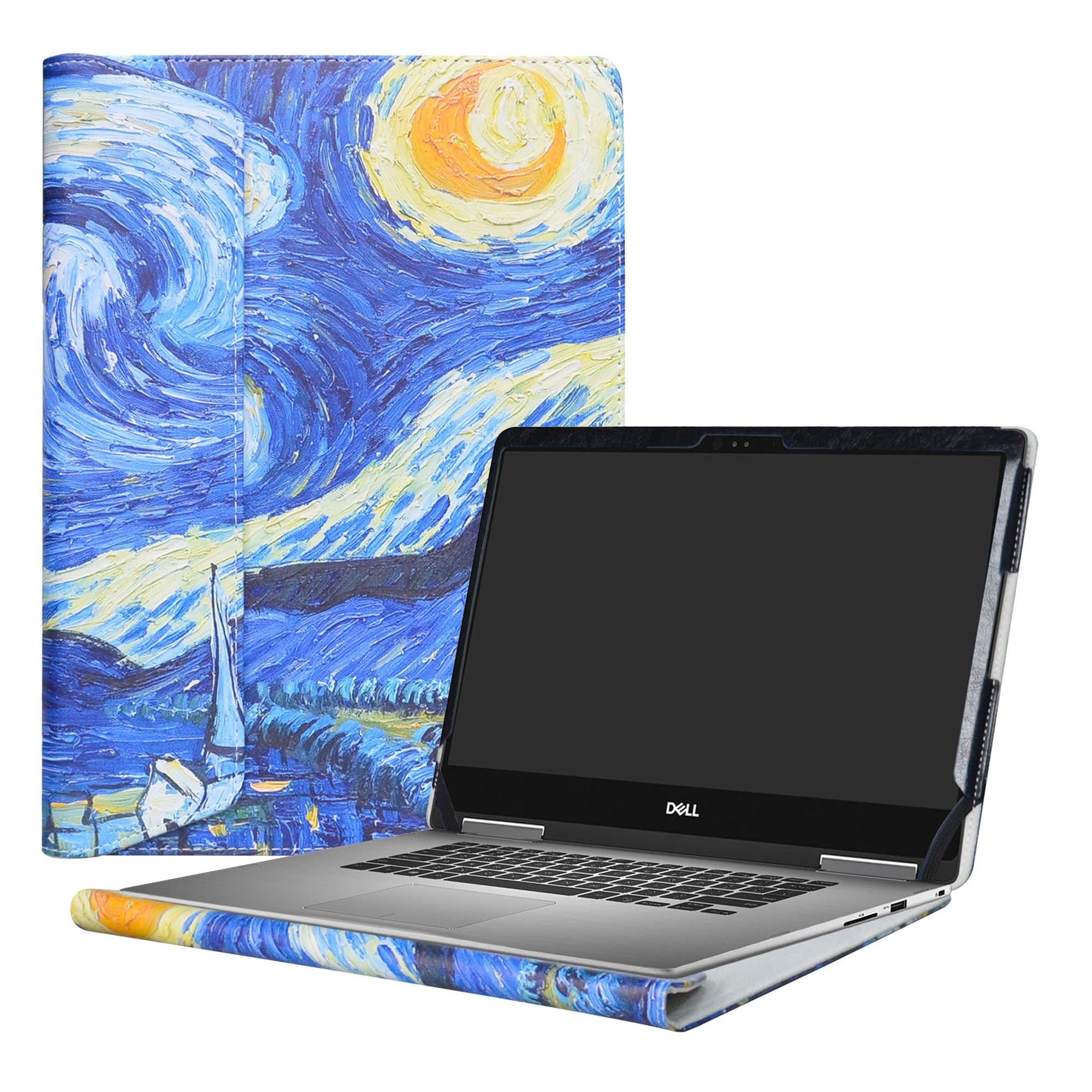 Alapmk Protective Case Cover For 13.3" Dell Inspiron 13 2-in-1 7373 i7373/Inspiron 13 7370 i7370 Laptop(Warning:only fit model 7373 7370),Starry Night
