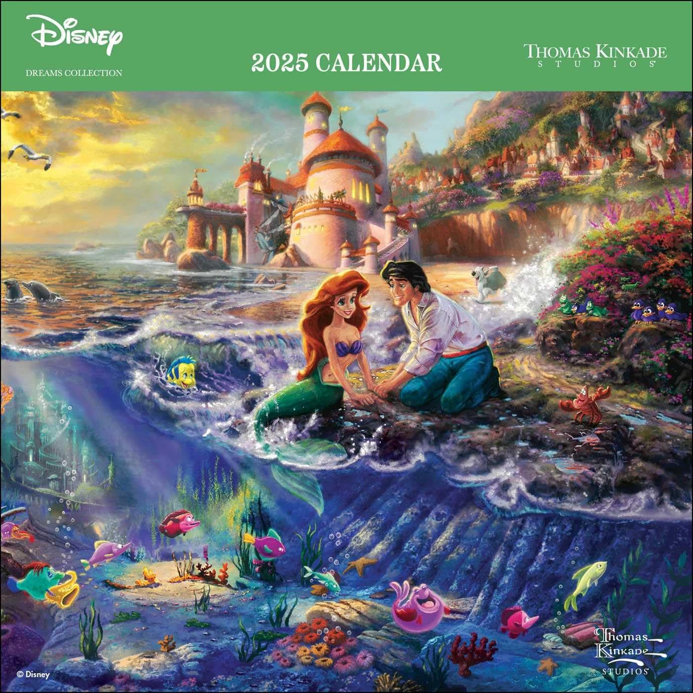 Disney Dreams Collection by Thomas Kinkade Studios: 2025 Mini Wall Calendar Calendar – Mini Calendar, 24 September 2024