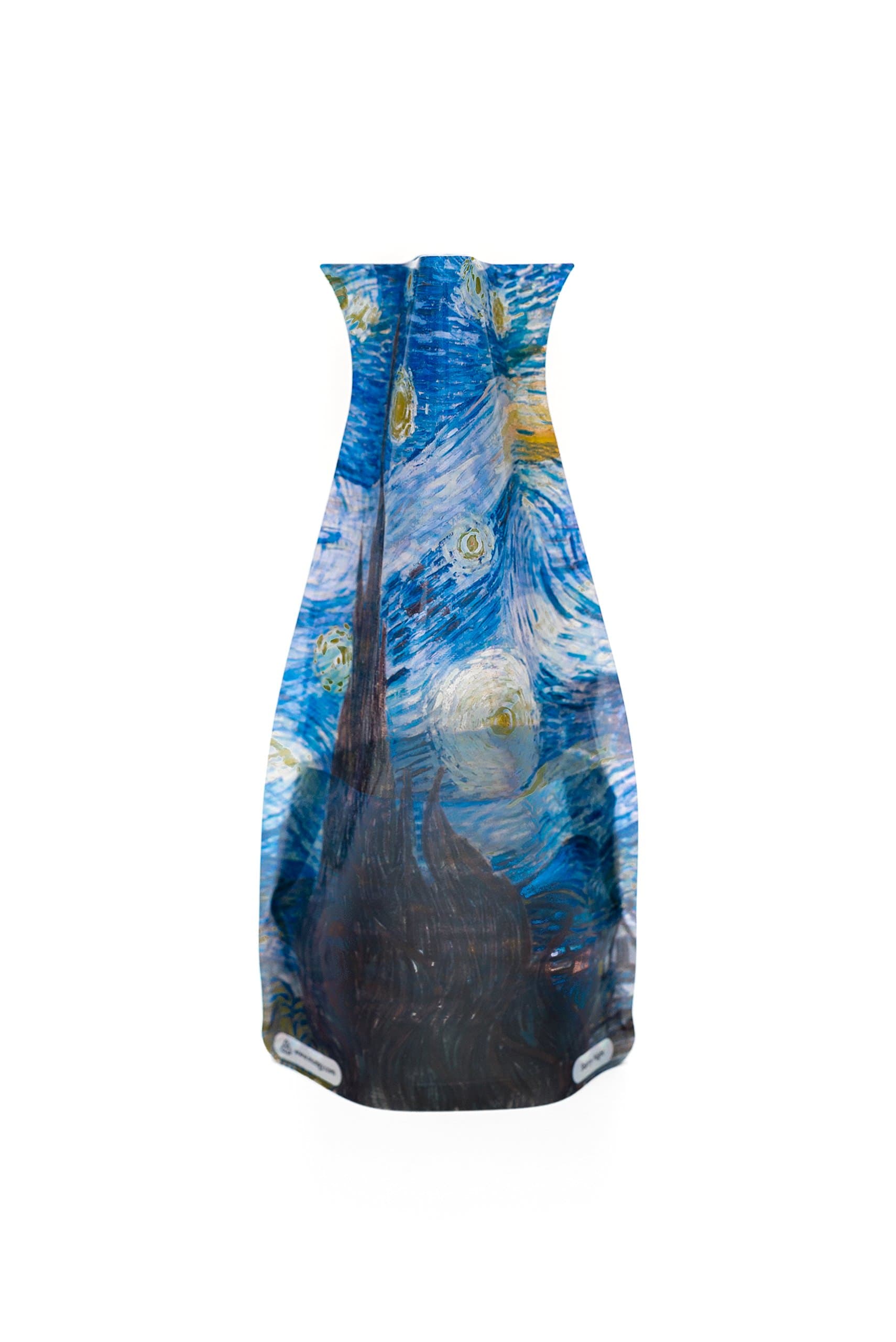 MODGY Expandable Plastic Vase Vincent Van Gogh Starry Night-Durable, Safe, NOT Glass, Great for Parties, Pools, Patios, Weddings & Any Celebration (Single, Van Gogh Starry Night)