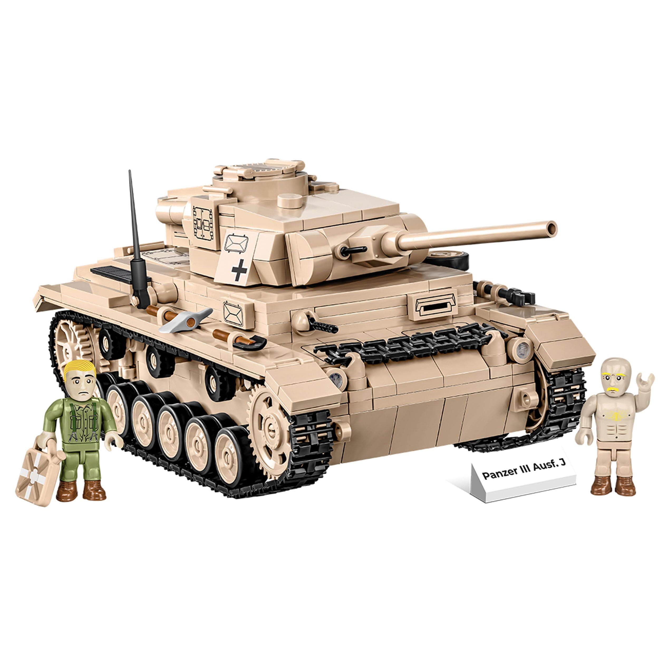 COBI Historical Collection World War II Panzer III Ausf. J Tank,780 pcs