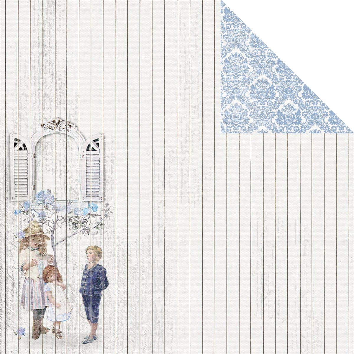 Shabbylicious C60 003 Fabscraps Little Darlings Paper for Scrapbooking