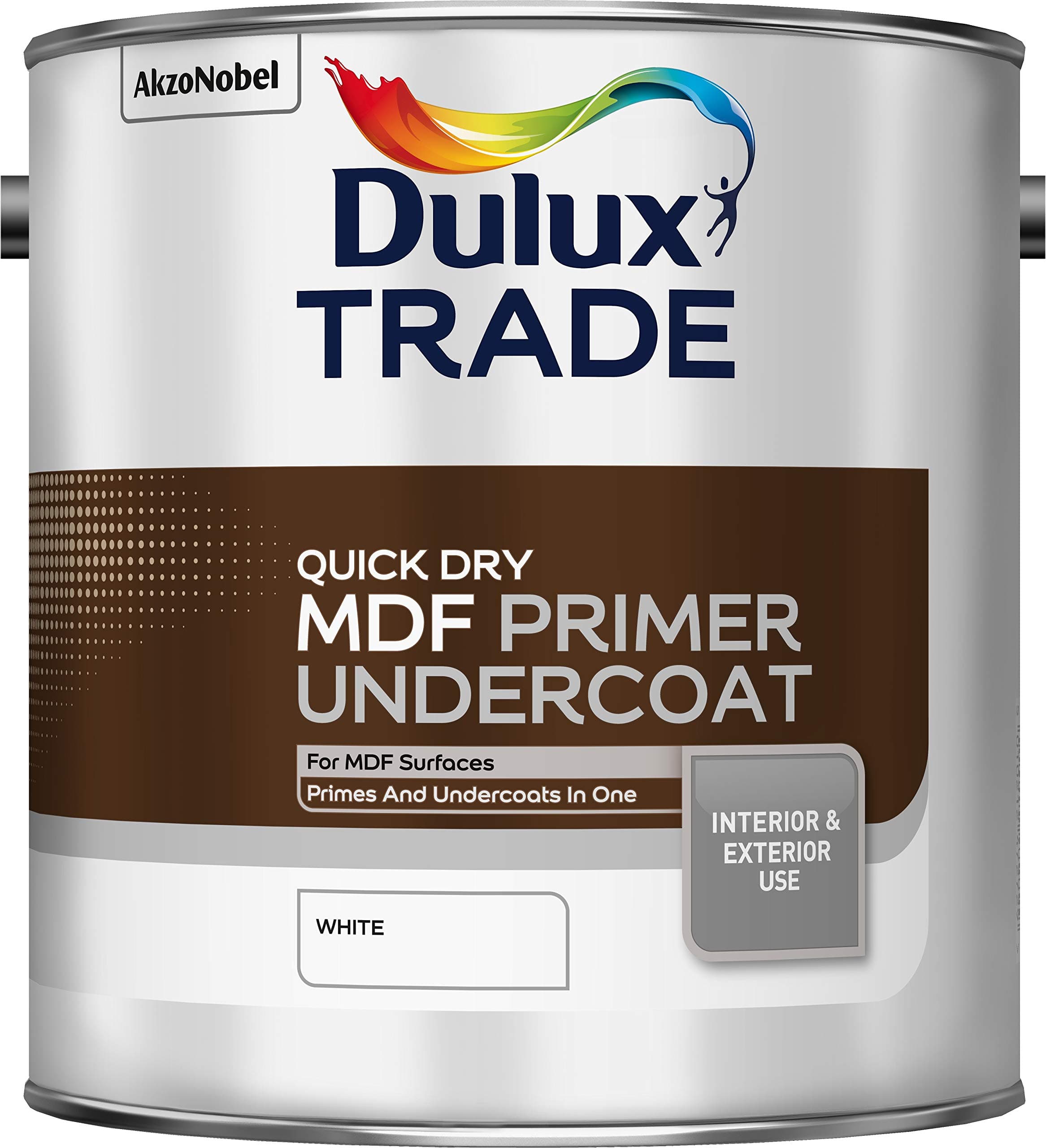 Quick Dry MDF Primer Undercoat 2.5 Litres Tracked Postage