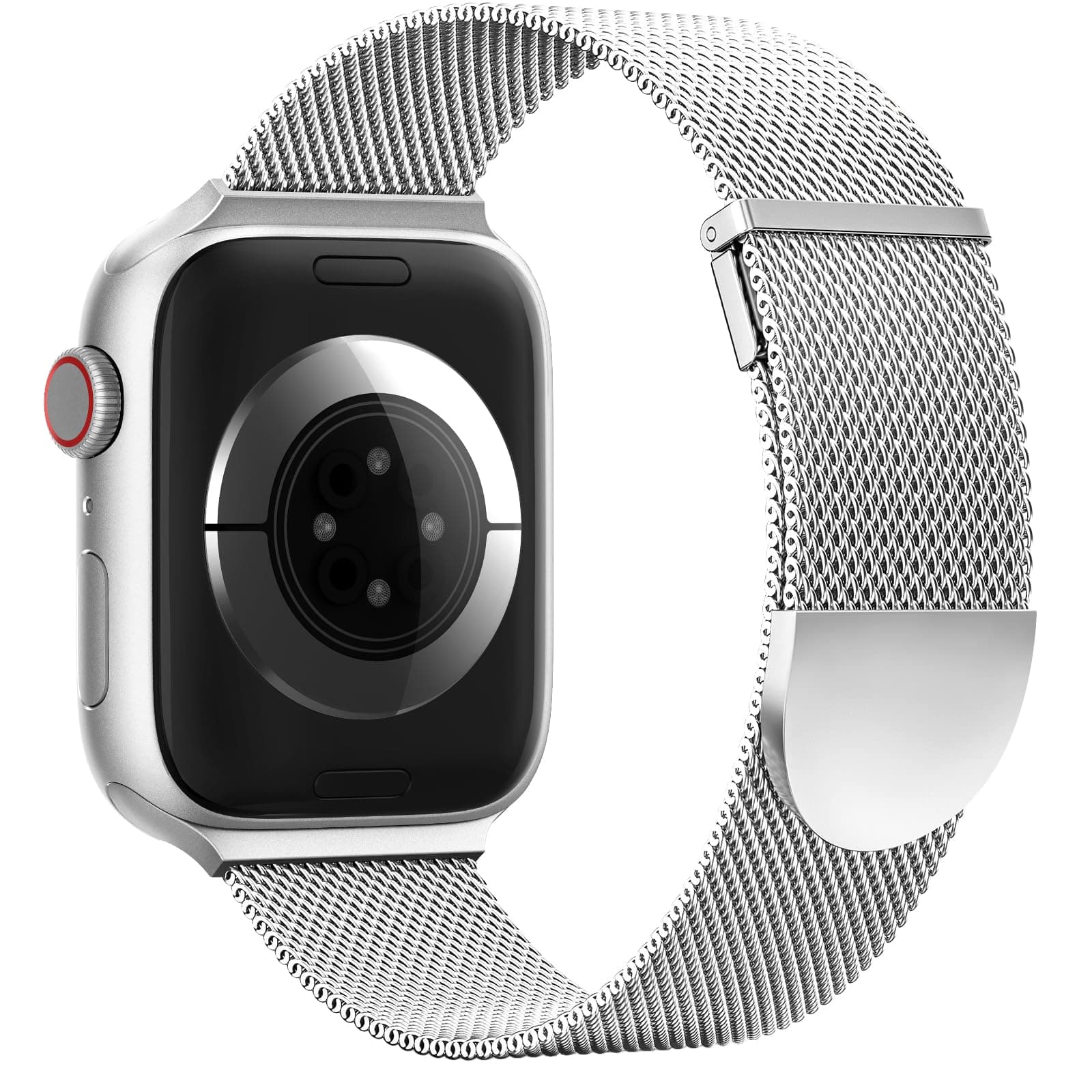 – Higgs Strap Compatible with Apple Watch Straps 42mm 46mm 45mm 44mm 41mm 40mm 38mm 49mm for Women Men, Dual Magnetic Adjustable Metal Band for iWatch Series 11 10 9 8 7 6 5 4 SE Ultra 3 2 1