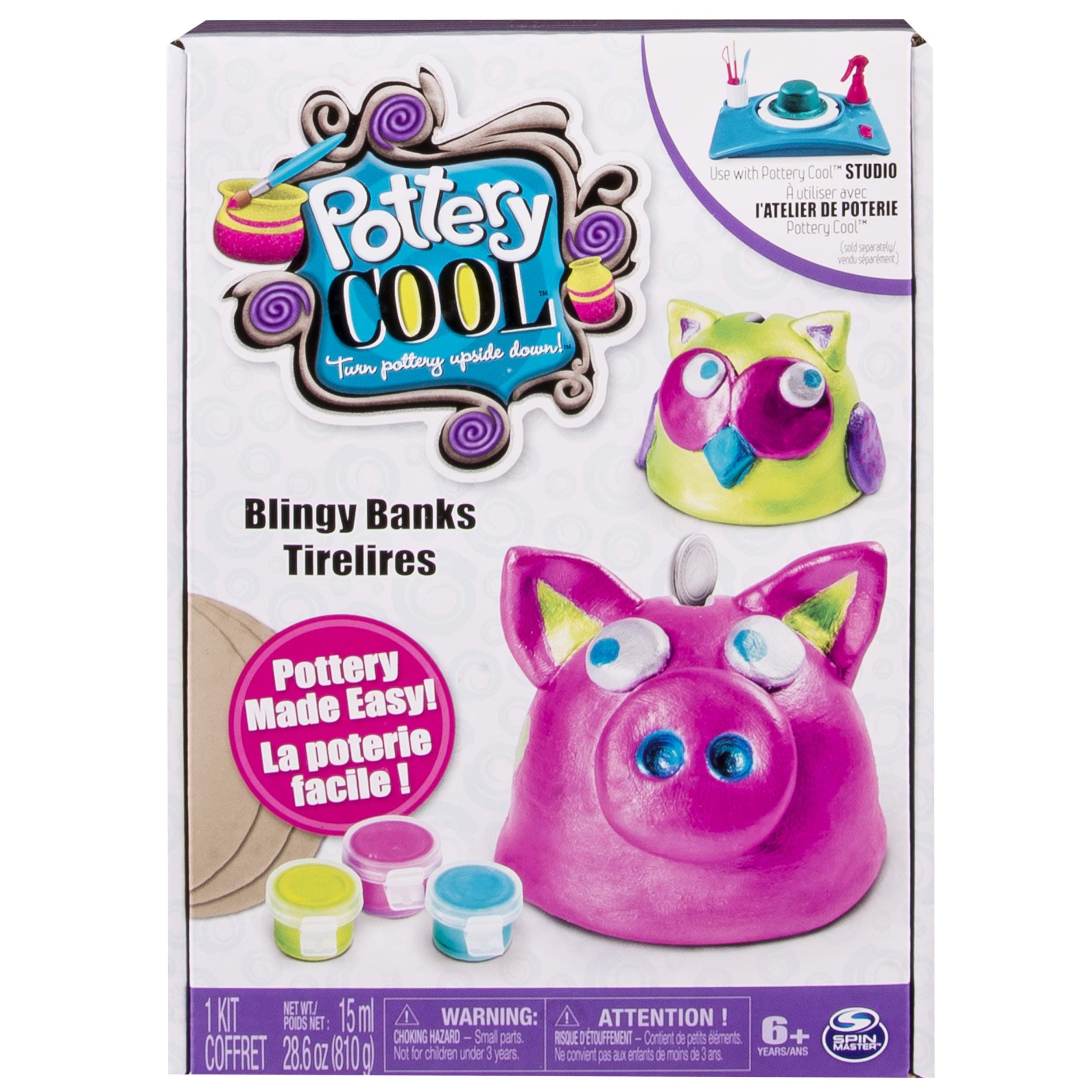 Cool Maker Pottery Project Kits - Blingy Banks Refill Project Kit by Spin Master (Packaging May Vary)