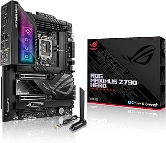 ROG Maximus Z790 Hero WiFi6E LGA 1700(Intel 14th,13th&12th Gen) ATX gaming motherboard(PCIe 5.0,DDR5,20+1power stages,2.5Gb LAN, Bluetooth V5.2,2x Thunderbolt 4 ports,5xM.2, Thunderbolt 4/USB4)