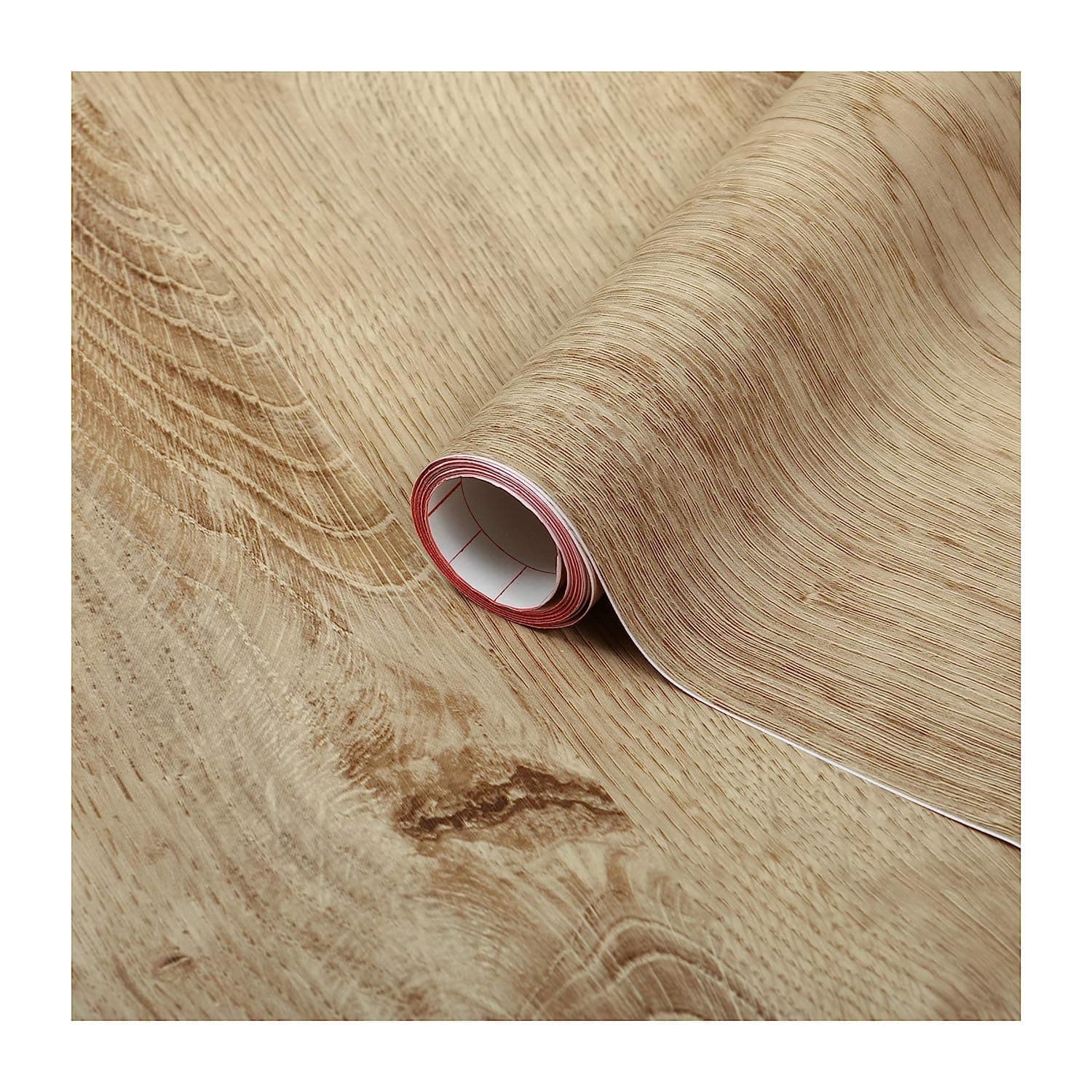 vinyl wrap Ribbeck oak wood effect 90 cm x 2,1 m - sticky back plastic roll for furniture, kitchen & cupboards - contact paper sticker self adhesive film