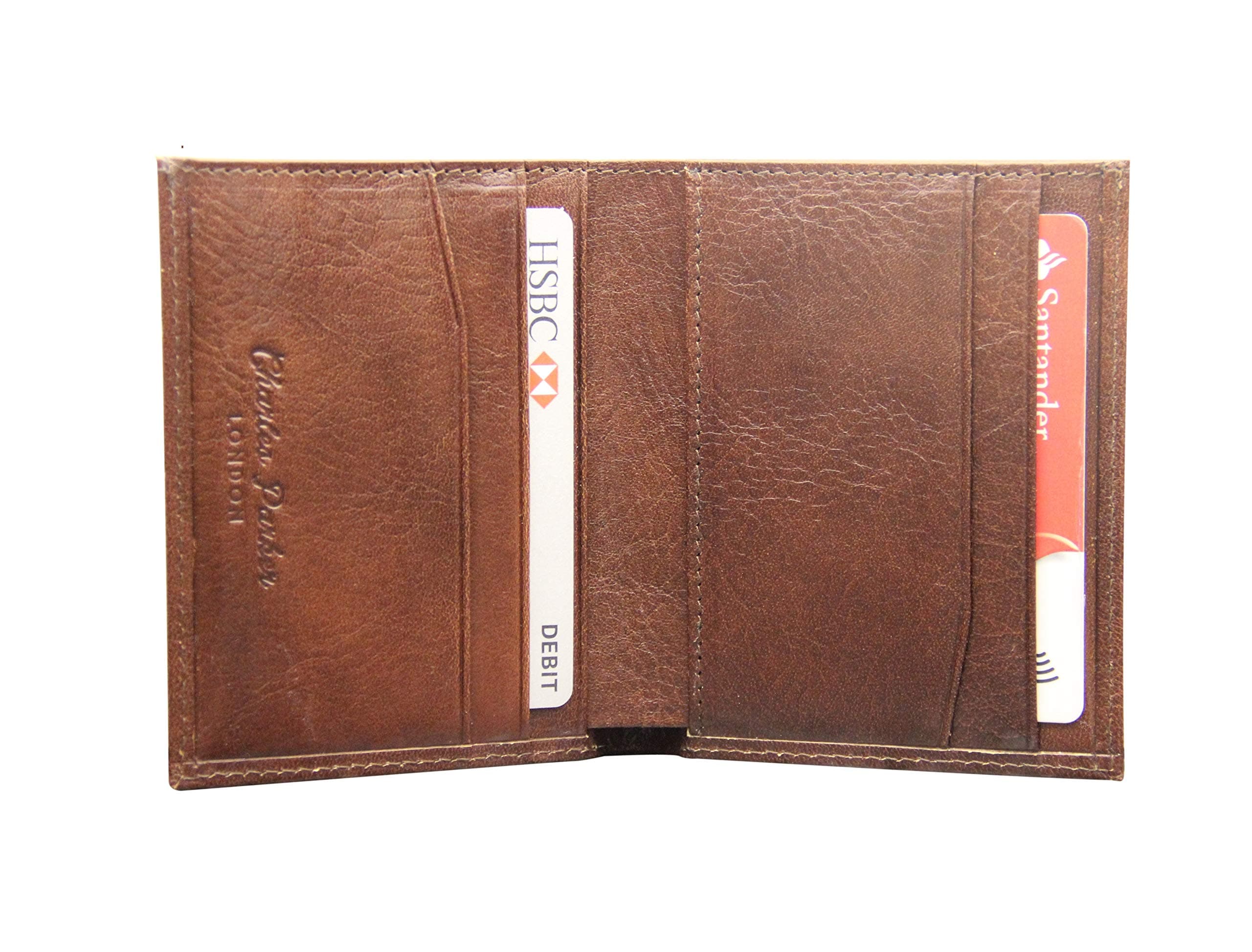 Ultra Slim Leather Wallet, The Most Compact RFID Wallet Card Holder & Gift Box (Compact bi-fold, Portobello)