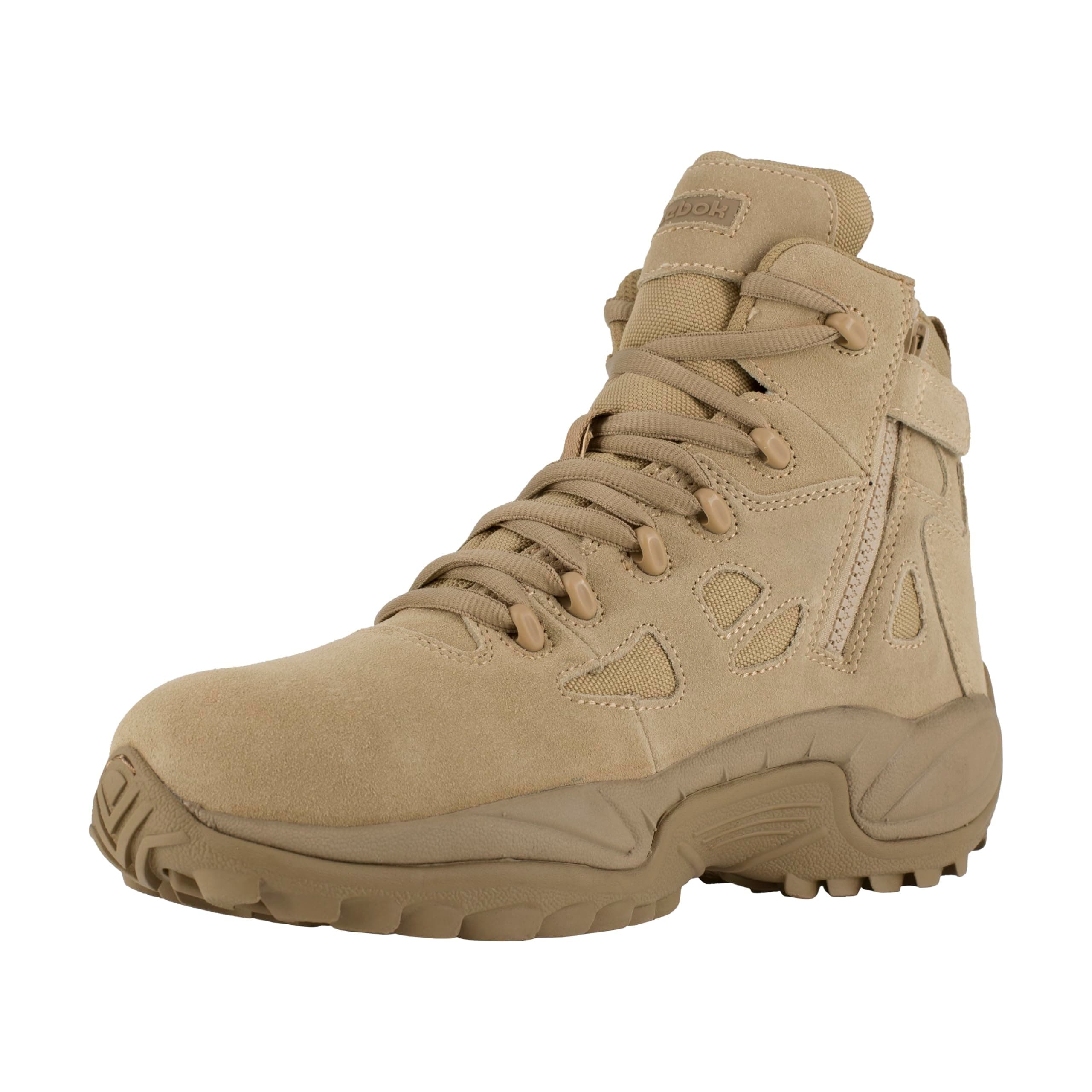 Men's Rb8694 Rapid Response Rb Composite Toe 6" Tactical Stealth Boot Sidezipper Desert Tan Military & Tactical Boots