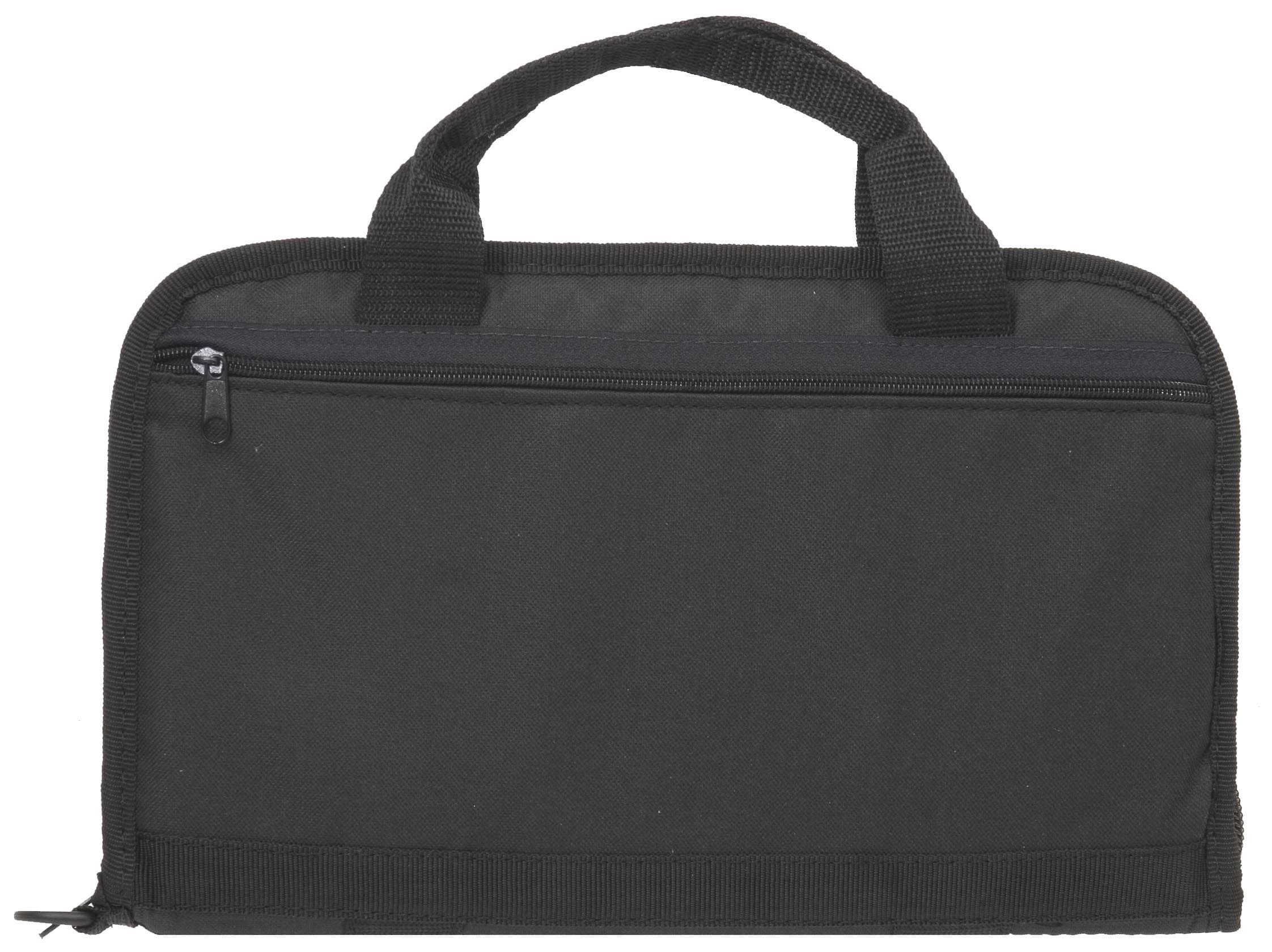 Tactical Pistol Case with Interior Pocket, Black, 14-Inch