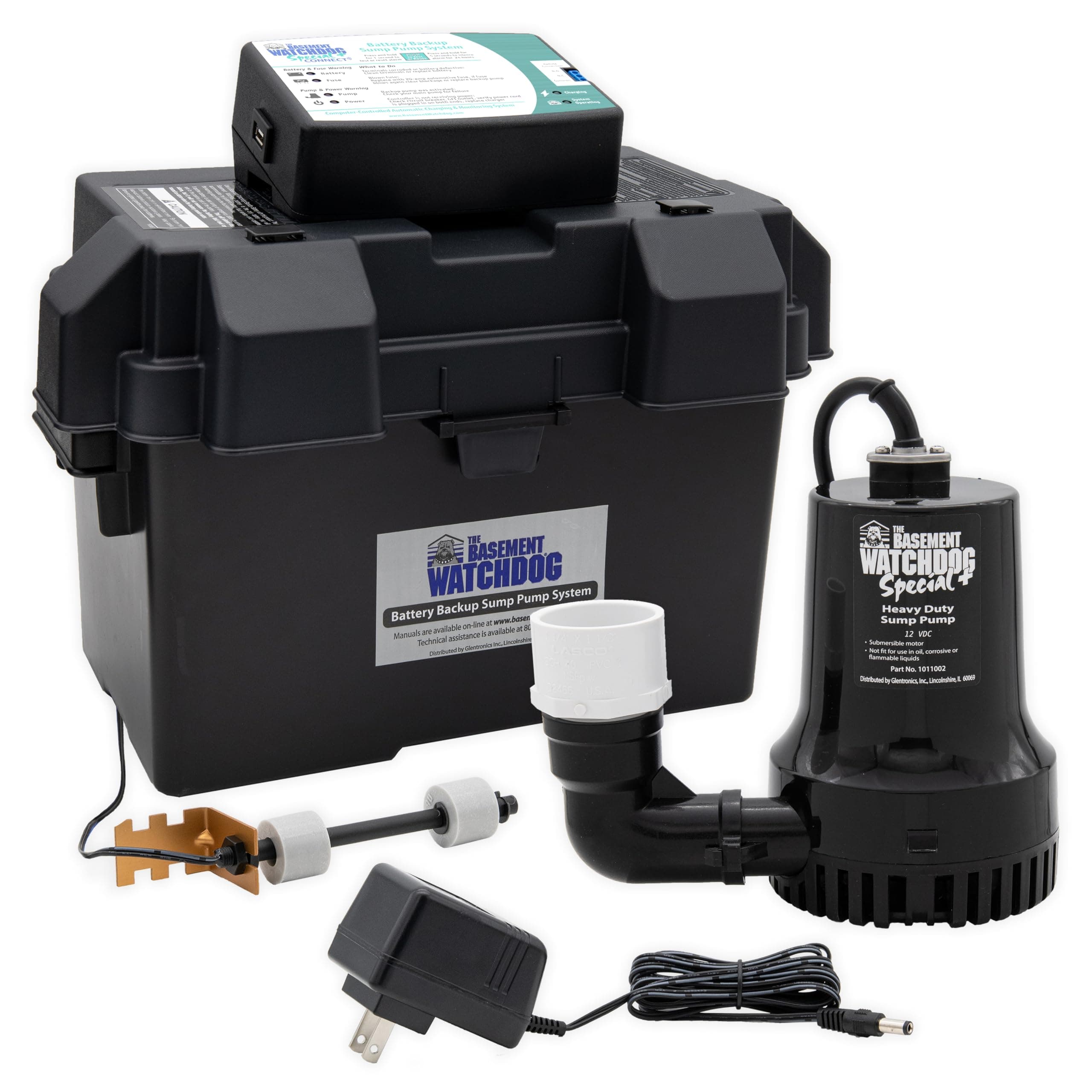 The Basement Watchdog Special CONNECT Battery Backup Sump Pump System - Up to 2,600 GPH - WiFi-Capable w/Add-on Module (BWSP)