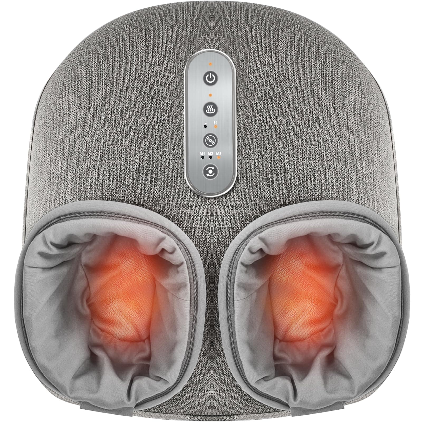 Medcursor Foot Massager with Heat - Shiatsu Deep Kneading, Delivers Relief for Tired Muscles and Plantar, Multi-Level Settings & Adjustable Intensity for Home or Office Use, Gifts for Women Mom