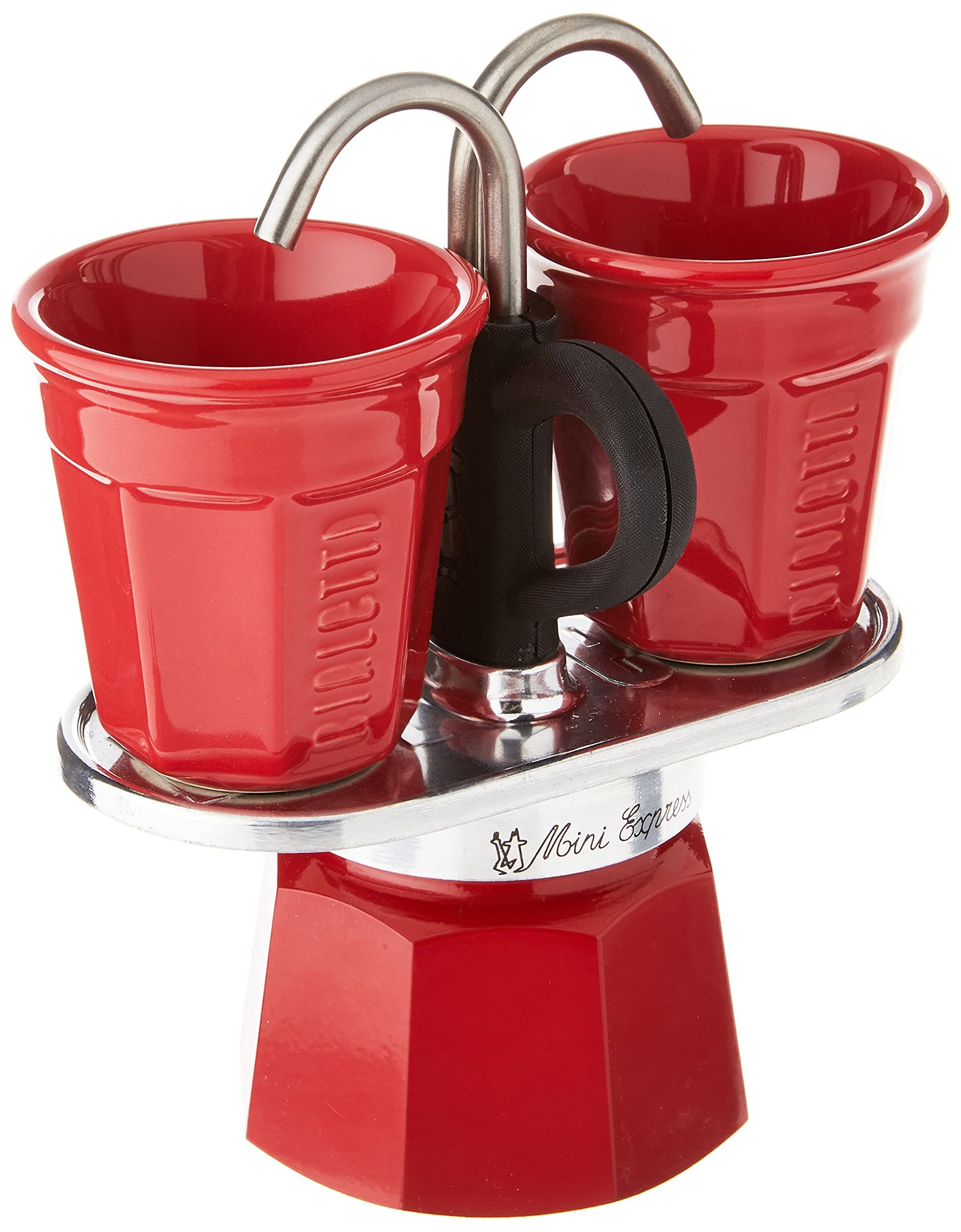 Coffee Maker, Aluminium, Red