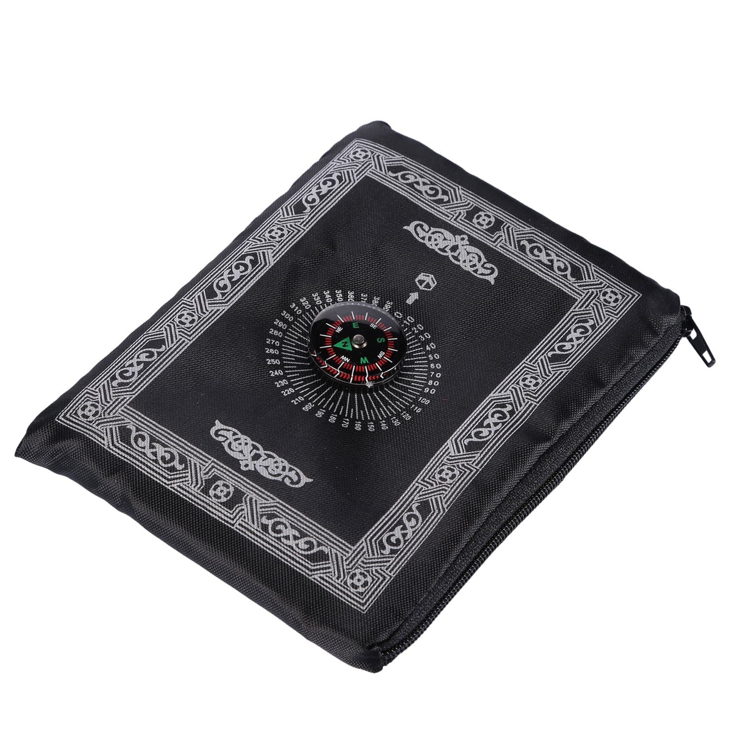 Portable Travel Prayer Mat with Compass Pocket Sized Carry Bag and Attached Compass Praying Rug Portable Nylon Waterproof Easy Praying Mat 60 * 100cm