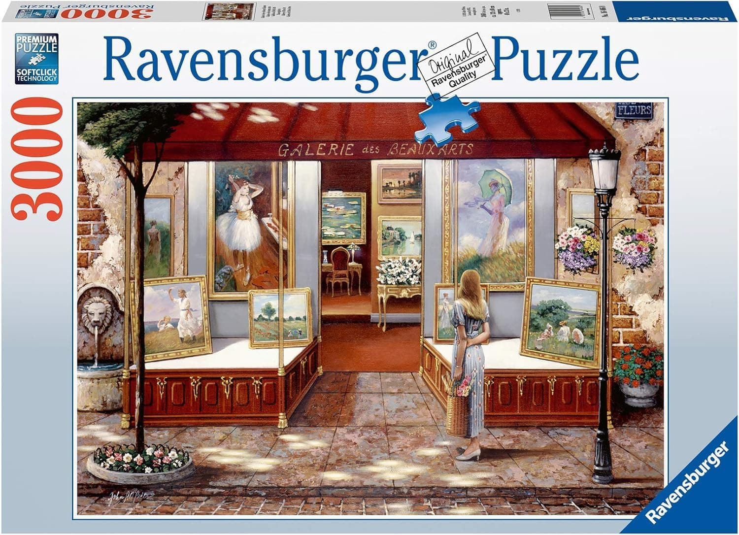 Ravensburger Gallery of Fine Arts 3000 Piece Jigsaw Puzzle for Adults - 16466 - Handcrafted Tooling, Durable Blueboard, Every Piece Fits Together Perfectly