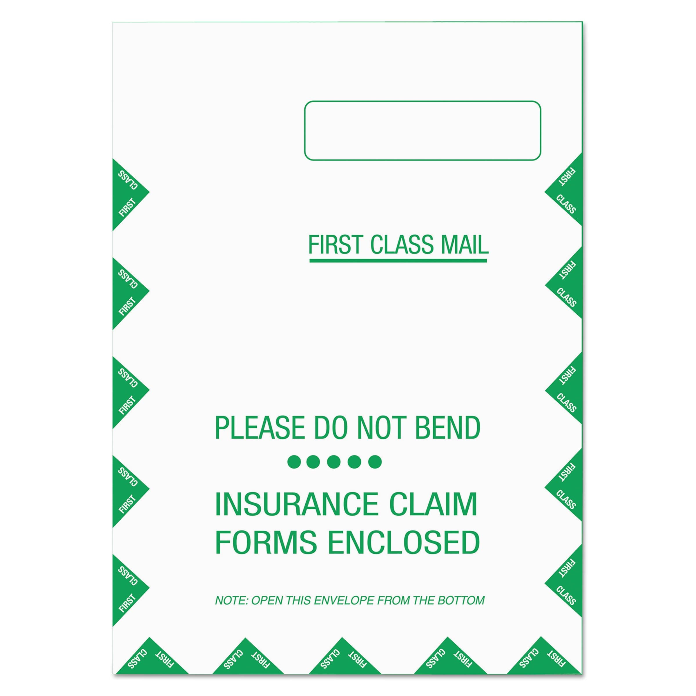 TOPS CMS-1500 Form Self-Seal Window Envelopes, Box of 500 (50992)