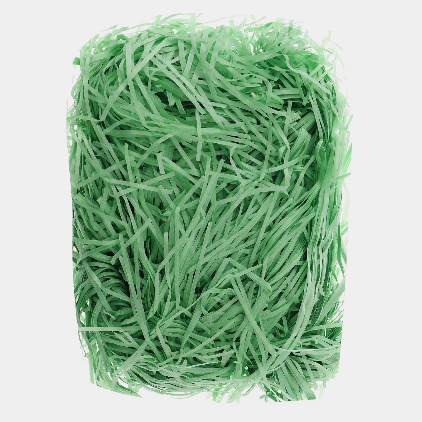 REDDOTGIFT® 100 gram Raffia Paper Shreds Strands Eco-friendly Shredded Crinkle Confetti Crinkle Cut Paper Filling Shredded for Hamper Gift Box Filling (Green)