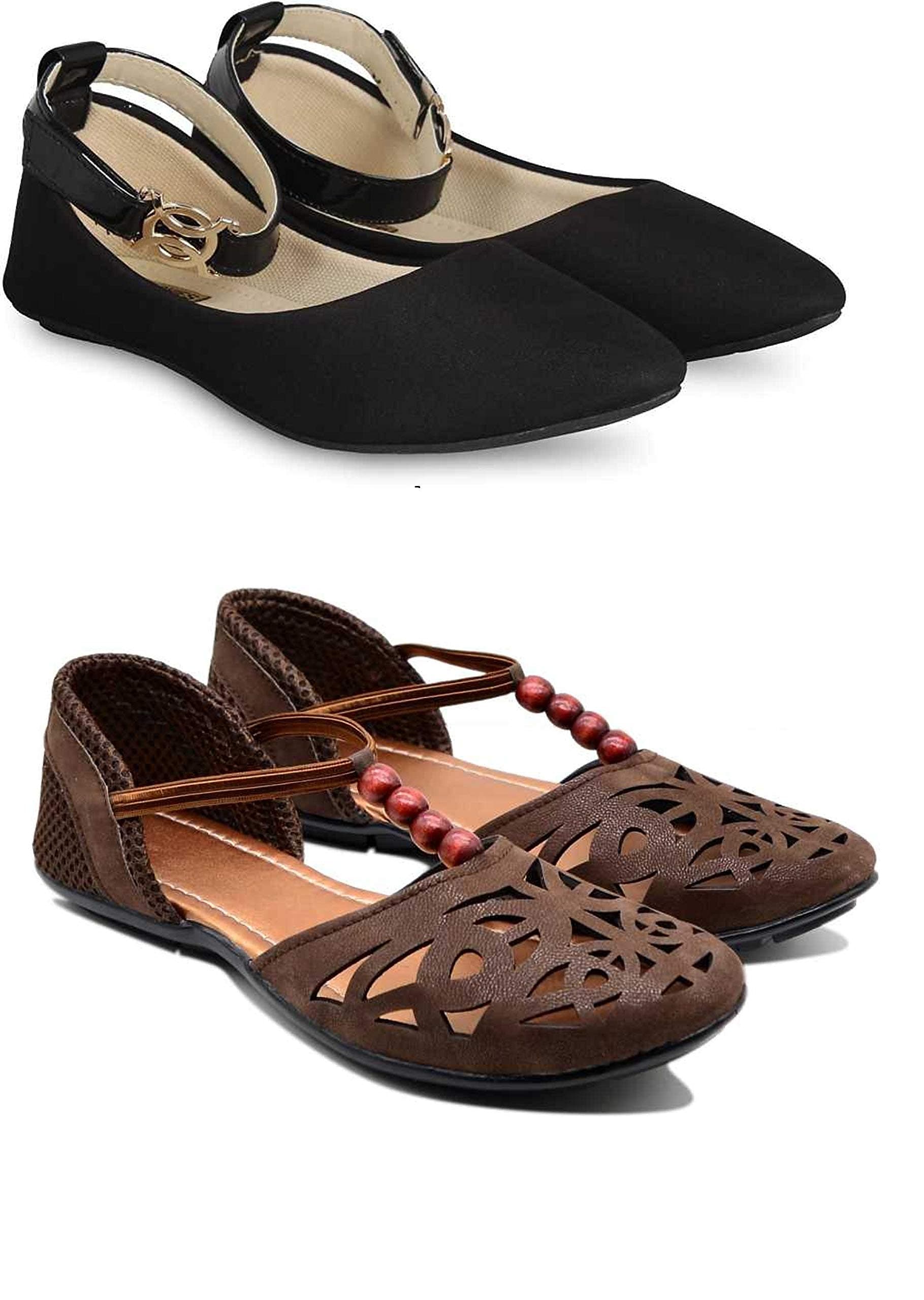 Women Combo Pack of 2 Pairs of Bellies